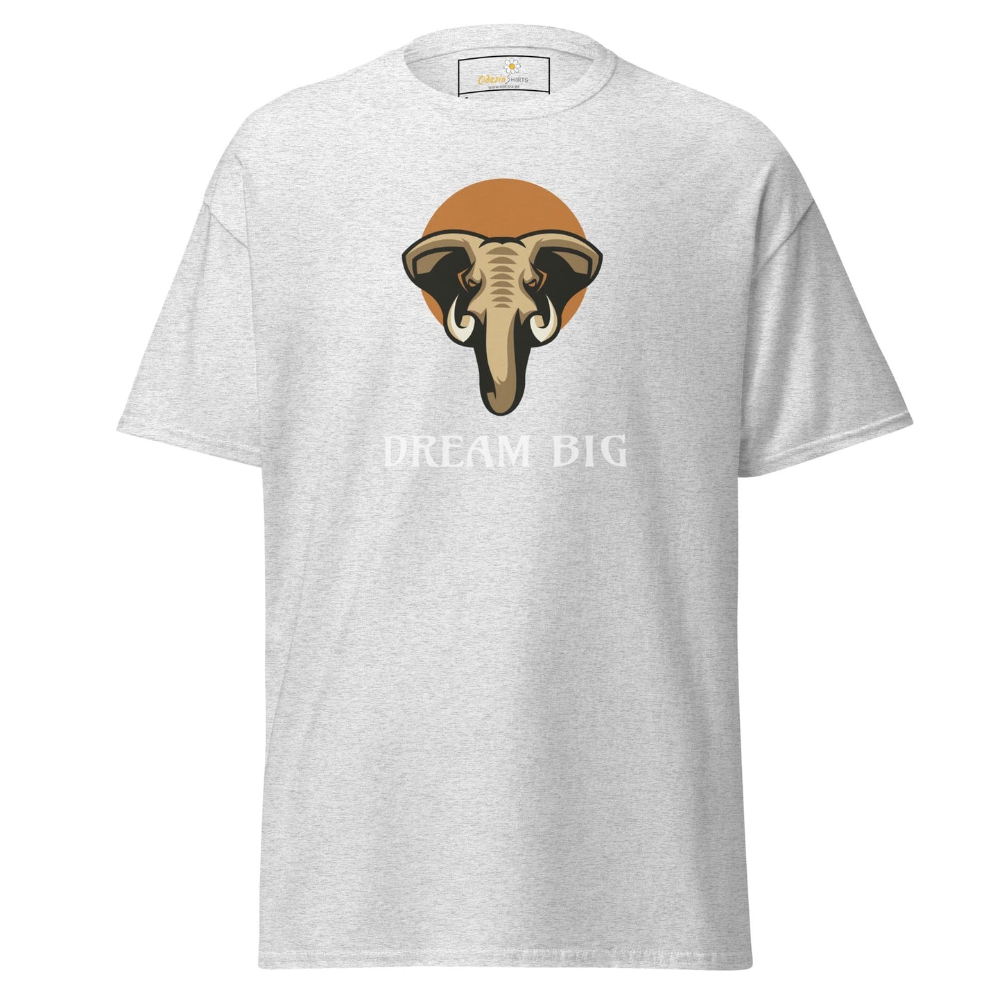 Unisex classic t-shirt - WILD LIFE ELEPHANT DREAM BIG - REGULAR - Ash / S