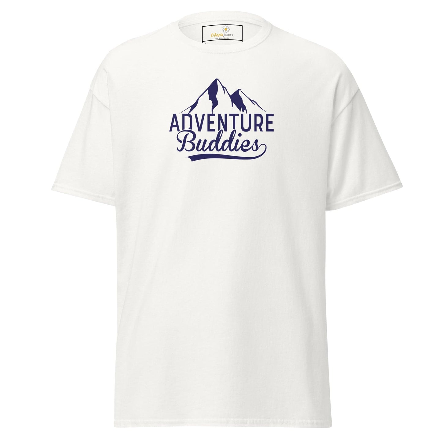 Unisex classic t-shirt - SPORT ADVENTURE BUDDIES - REGULAR - White / S