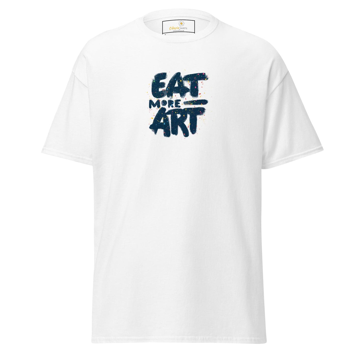 Unisex classic tee - MISC EAT MORE ART - REGULAR - White / S
