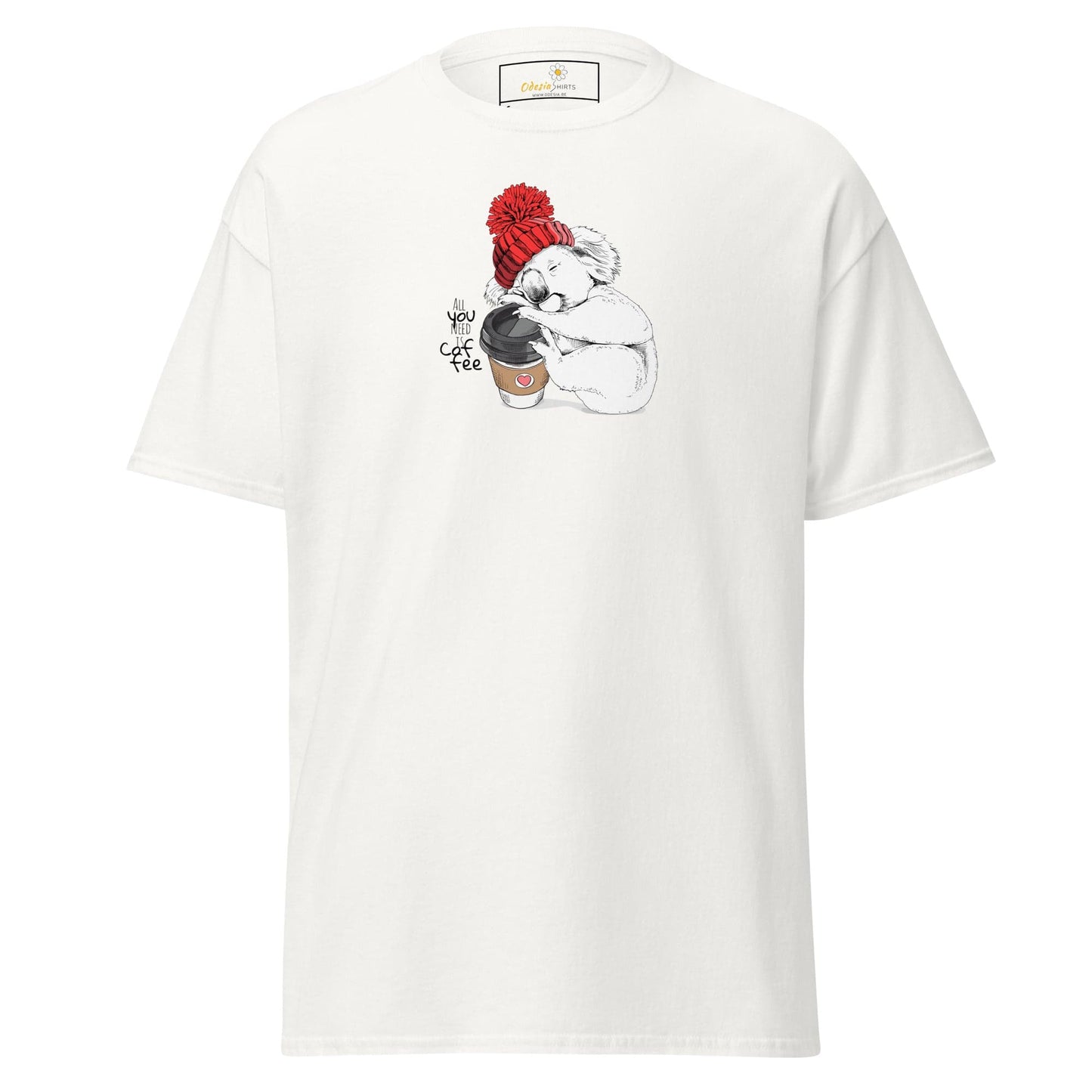 Unisex classic tee - WILD LIFE FUN KOALA - REGULAR - White / S