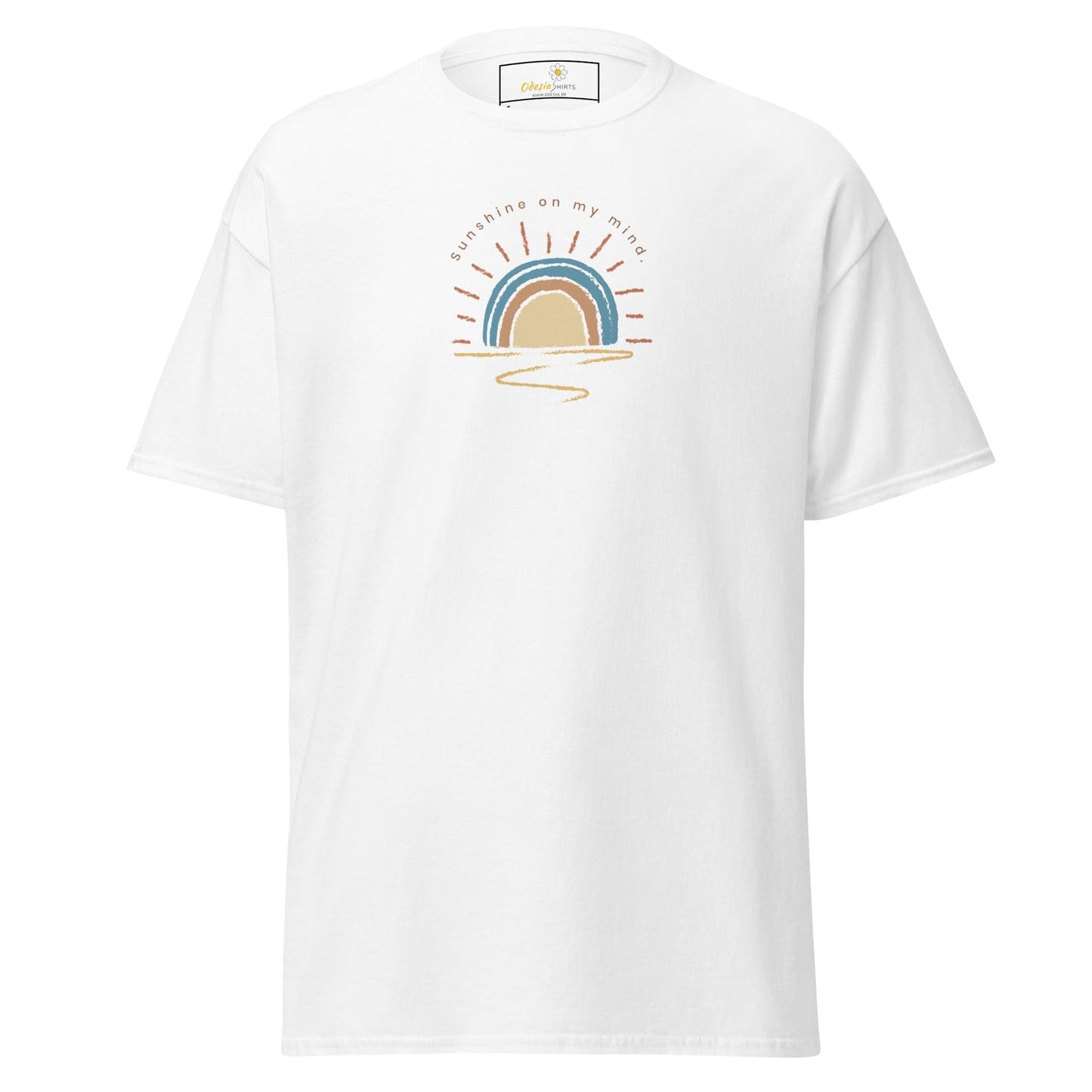 Unisex classic tee - SUMMER SUNSHINE ON MIND - REGULAR - White / S