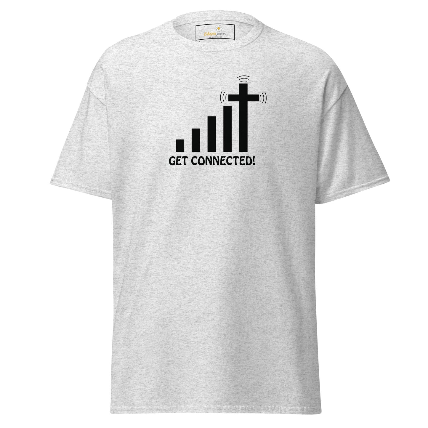 Unisex classic t-shirt - SPIRITUAL GET CONNECTED - REGULAR - Ash / S