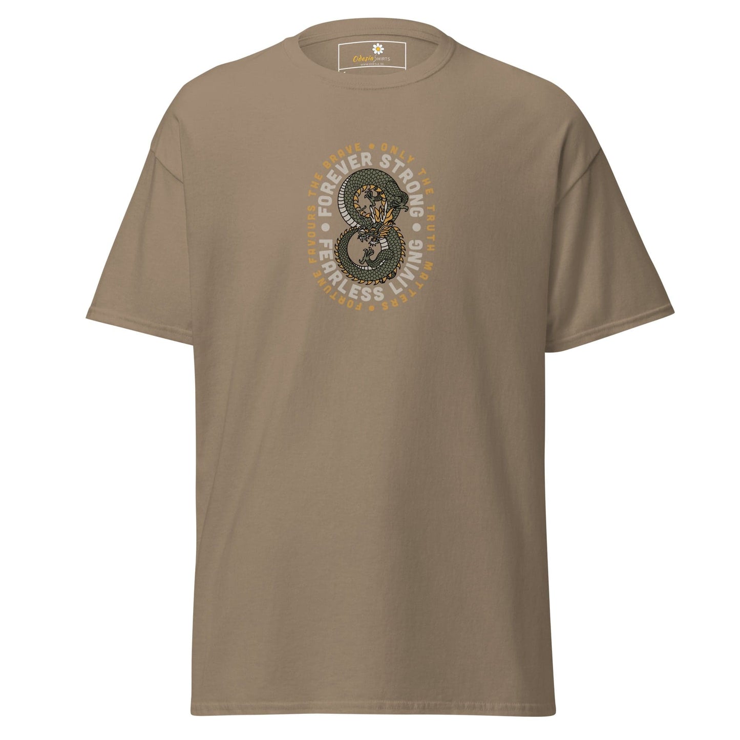 Art T-shirt Design Tee • Man / Woman • [s-xl] - Brown Savana / s