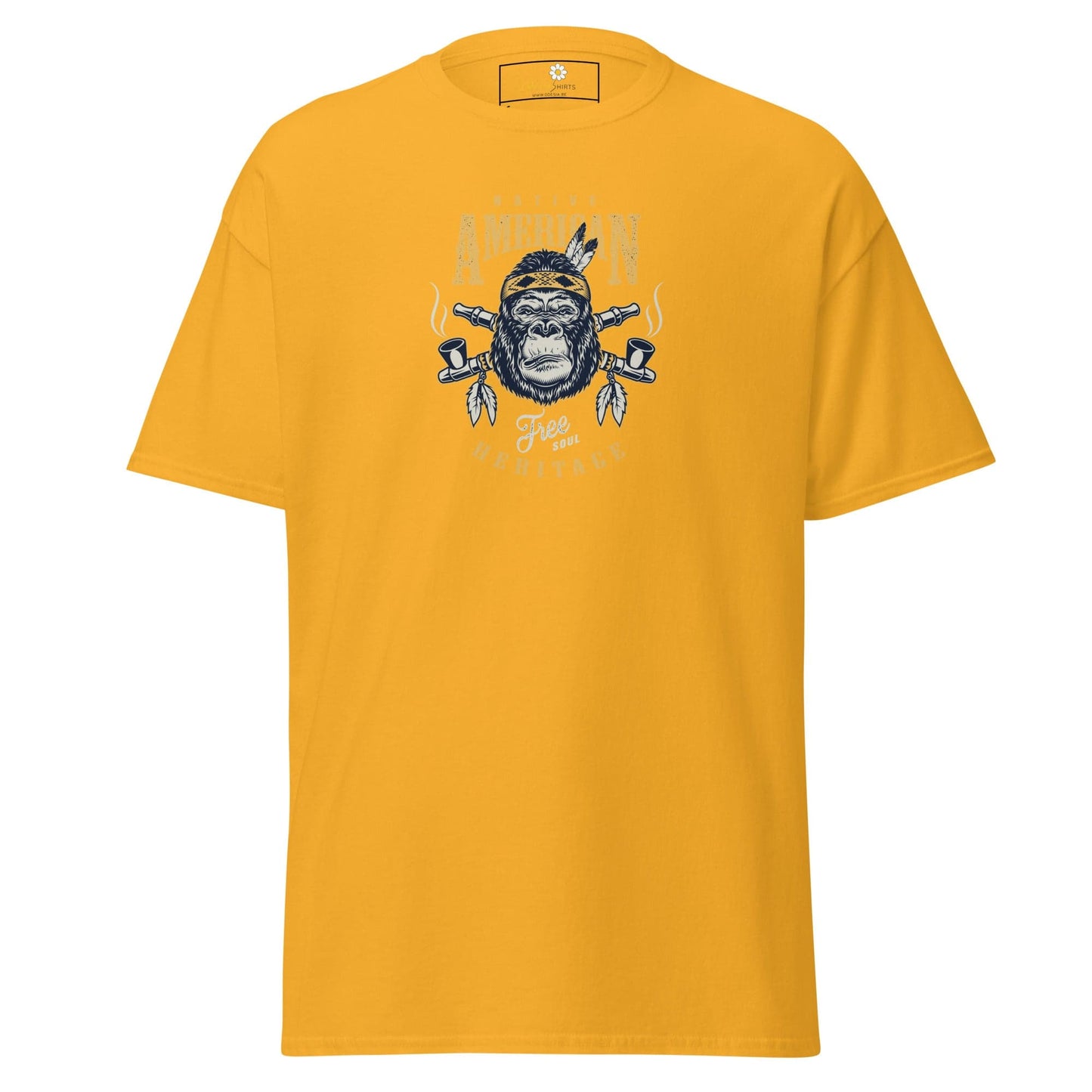 Art T-shirt Design Tee • Man / Woman • [s-xl] - Gold / s