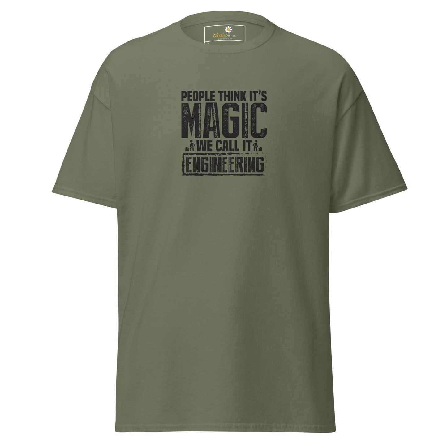 Art T-shirt Design Tee • Man / Woman • [s-xl] - Military Green / s