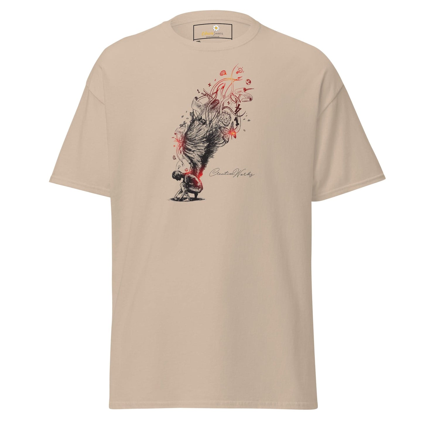Art T-shirt Design Tee • Men / Women • [2xl-5xl] - Sand / 2xl