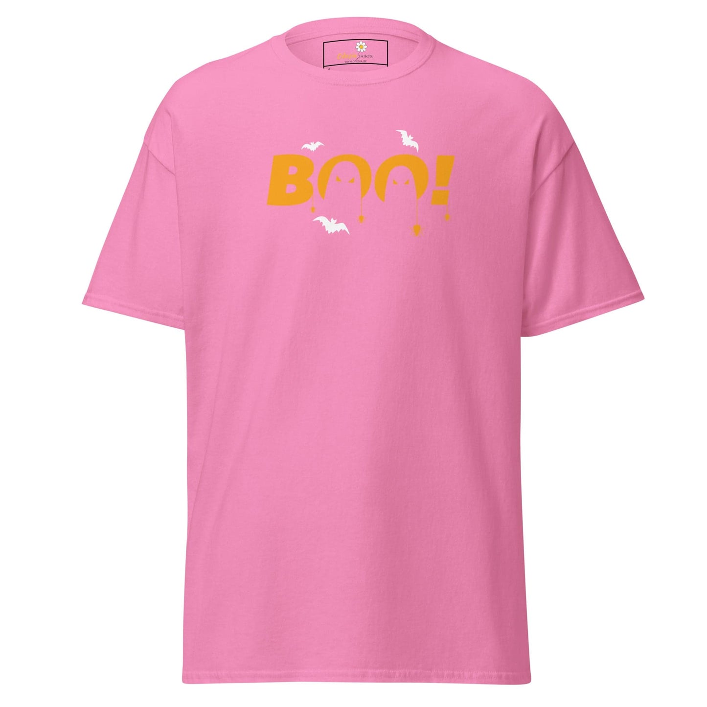 Unisex classic t-shirt - SEASONAL HALLOWEEN BOO - REGULAR - Azalea / S