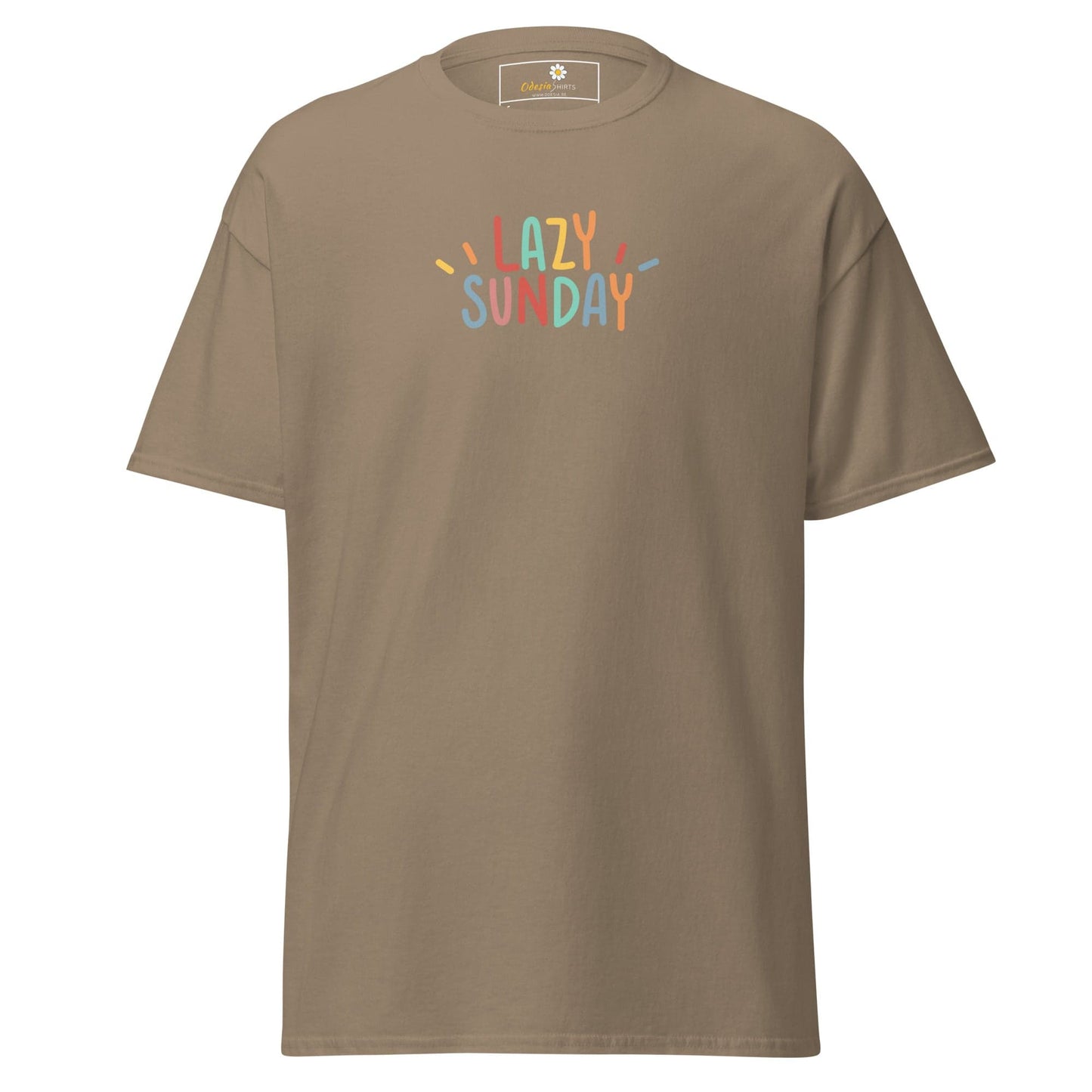 Unisex classic tee - MISC LAZY SUNDAY - REGULAR - Brown Savana / S