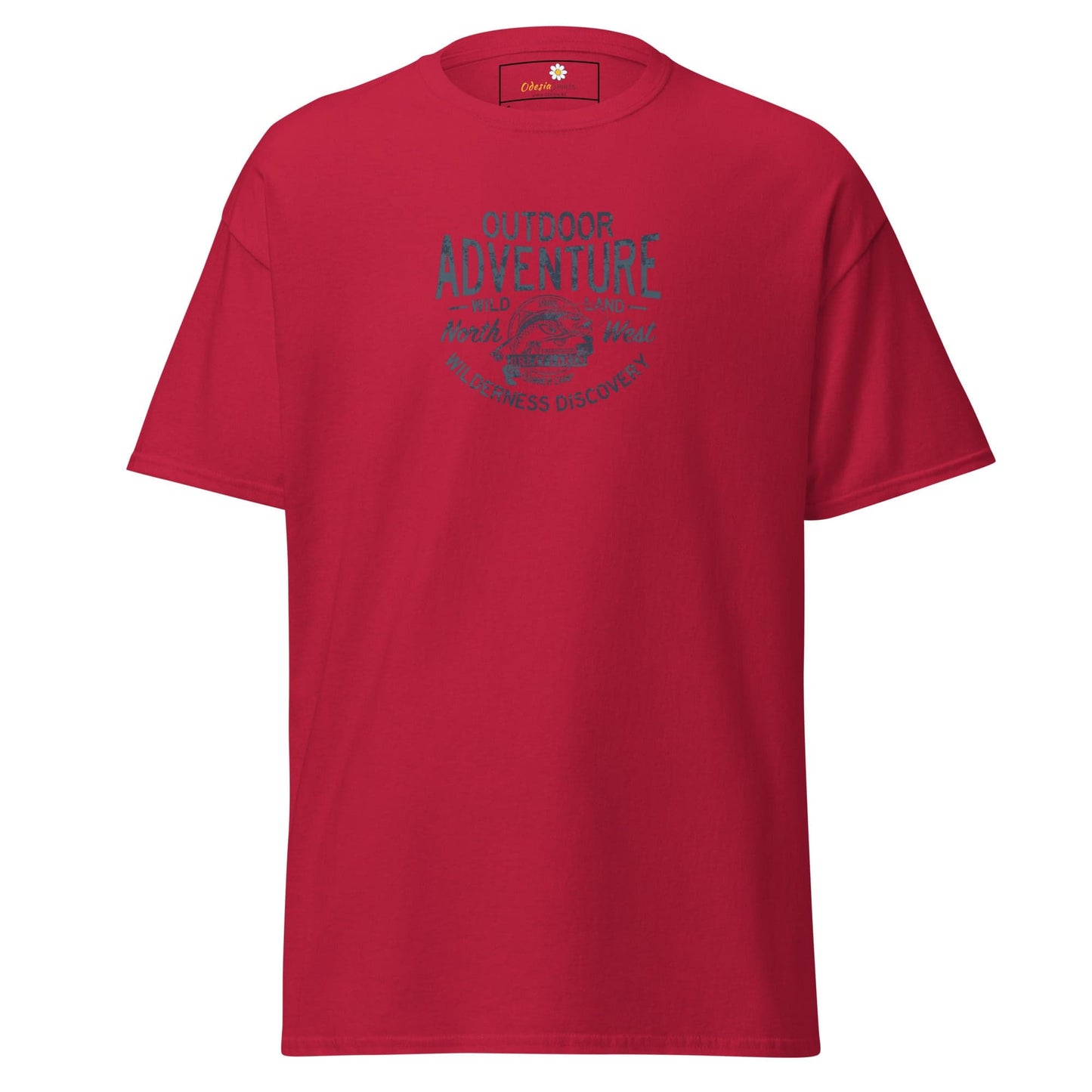 Unisex classic t-shirt - SPORT OUTDOOR ADVENTURE - REGULAR - Cardinal / S