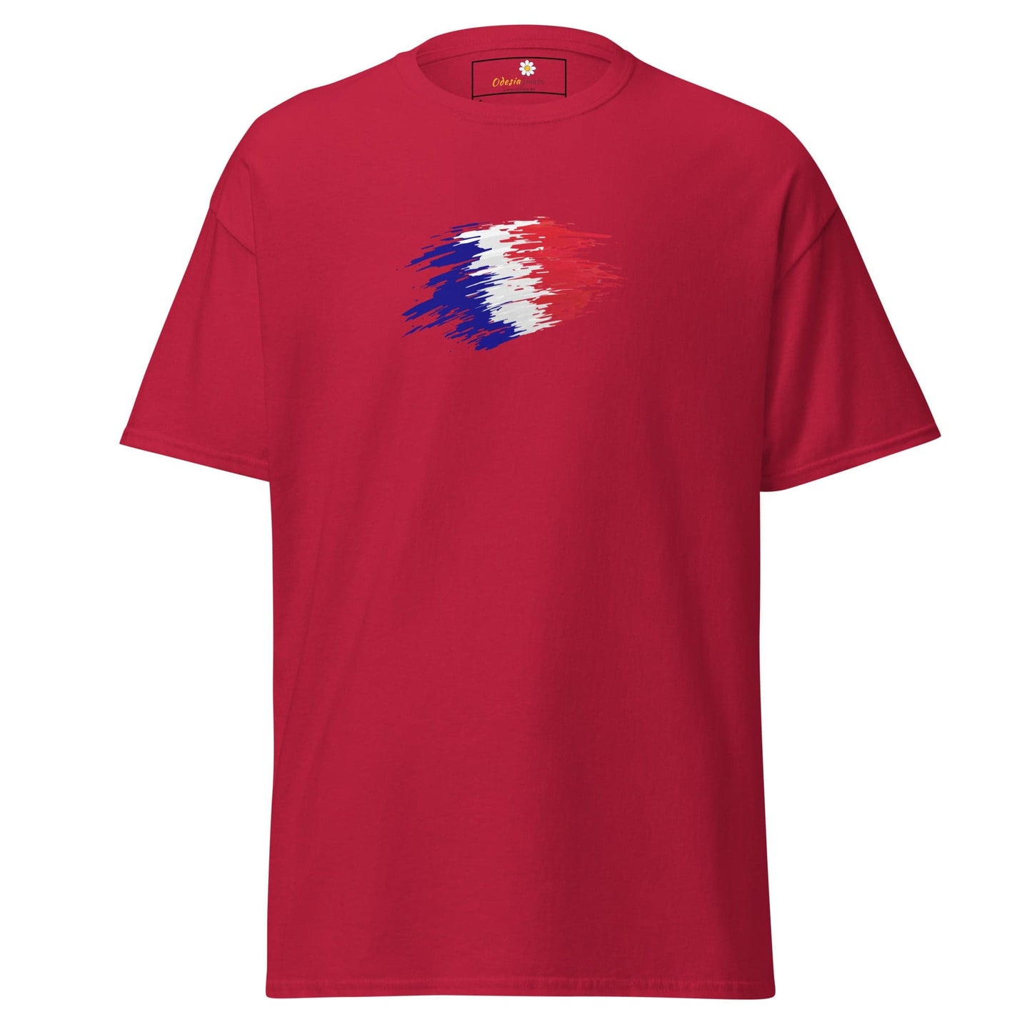 Unisex classic tee - COUNTRY FRANCE SHAPE - REGULAR - Cardinal / S