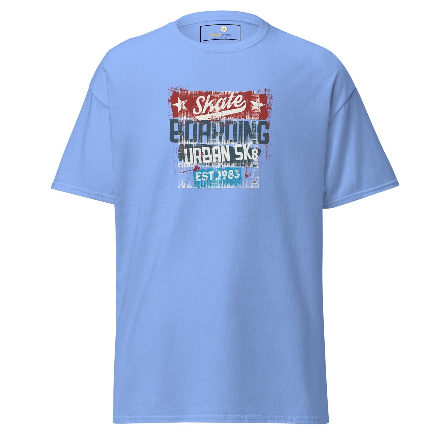 Unisex classic t-shirt - URBAN SKATE - REGULAR - Carolina Blue / S