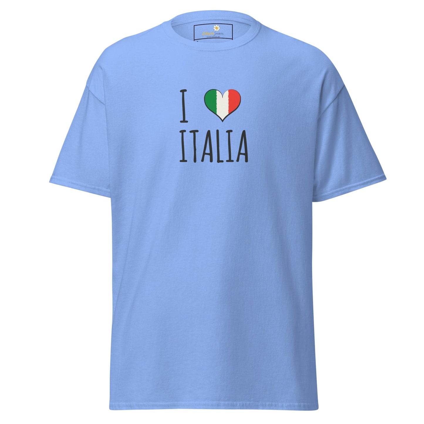 Unisex classic tee - COUNTRY I LOVE ITALY - REGULAR - Carolina Blue / S