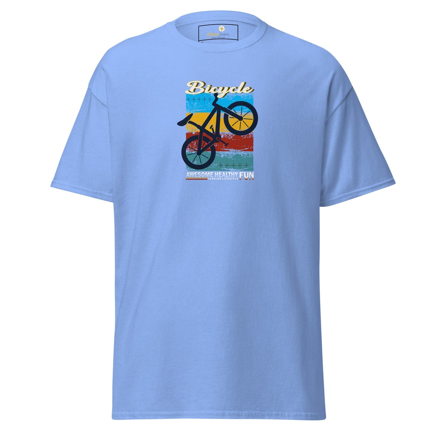Unisex classic tee - SPORT BICYCLE FUN - REGULAR - Carolina Blue / S