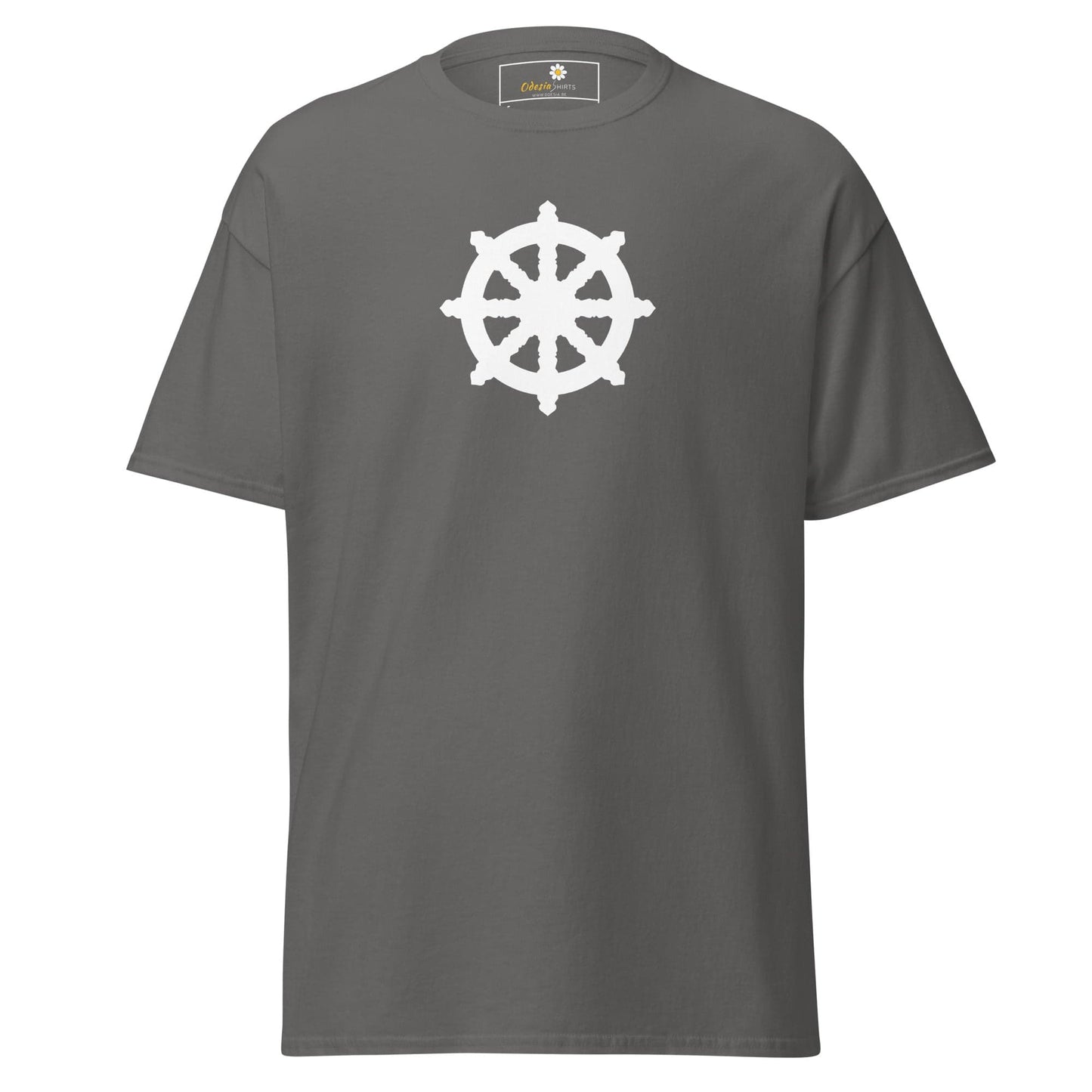 Unisex classic t-shirt - SPIRITUAL RUDDER - REGULAR - Charcoal / S
