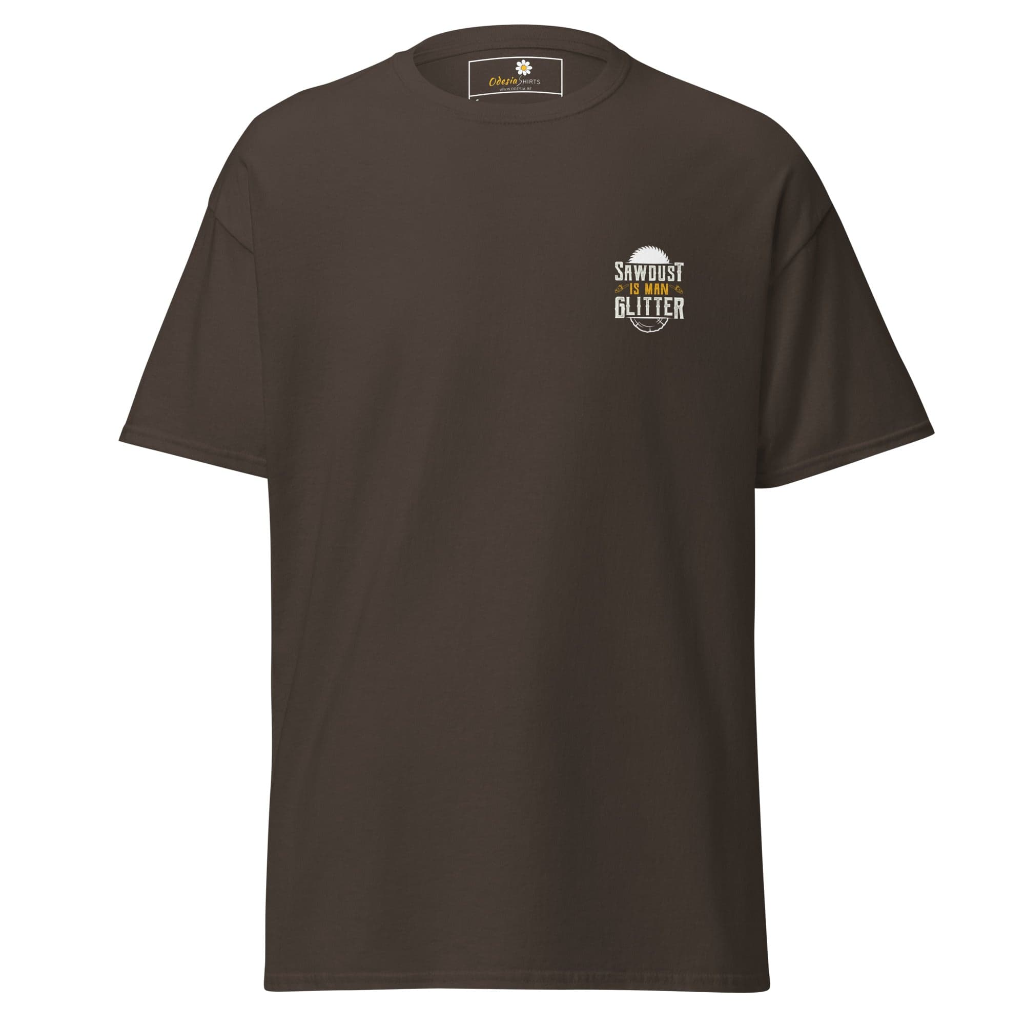 Unisex classic tee - MISC FUN SAWDUST GLITTER POCKET - REGULAR - Dark Chocolate / S