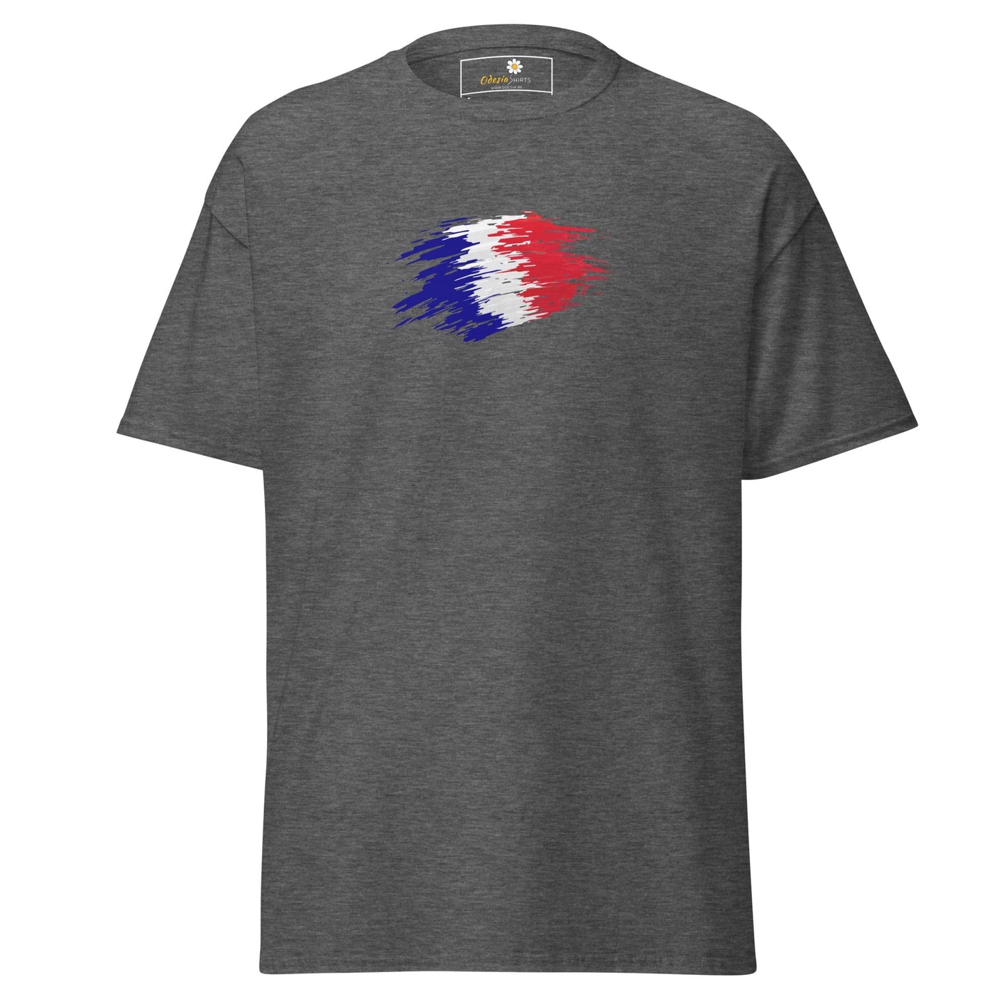 Unisex classic tee - COUNTRY FRANCE SHAPE - REGULAR - Dark Heather / S
