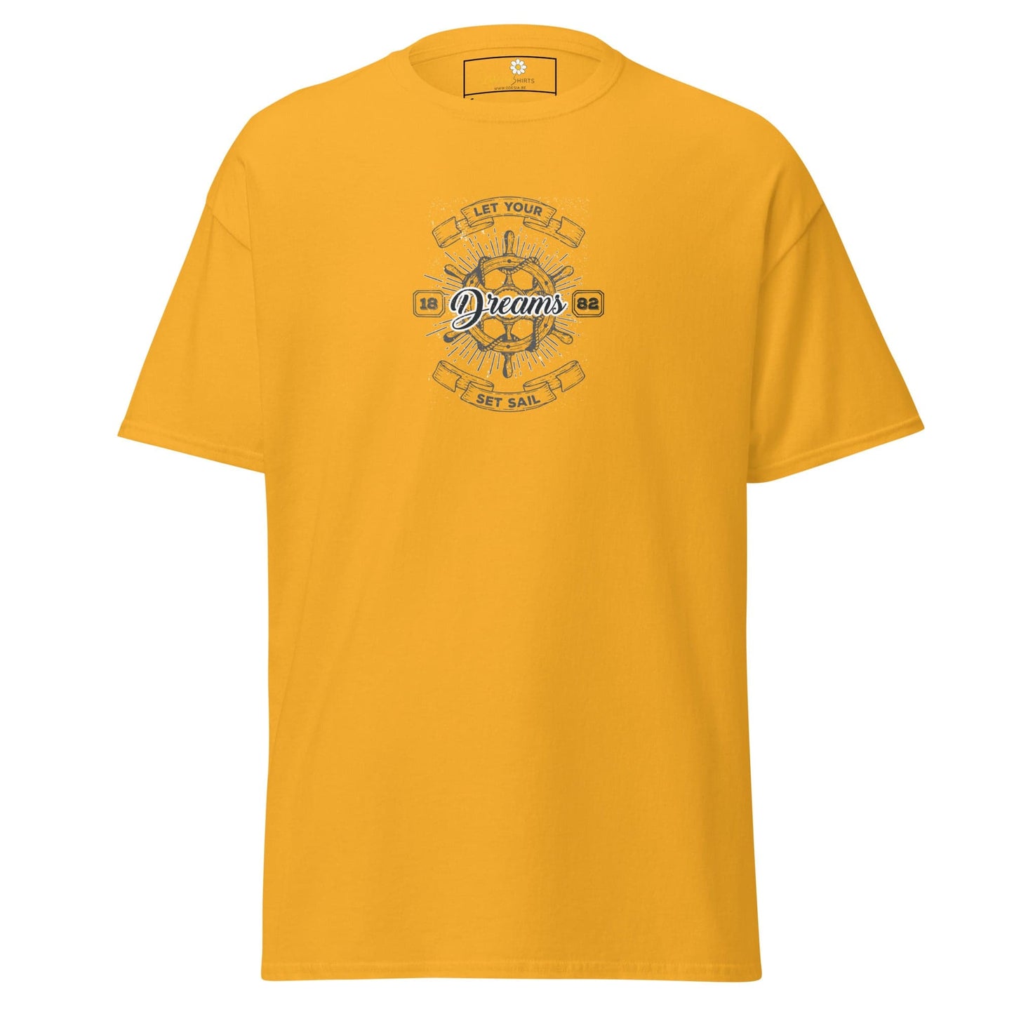 Unisex classic tee - MISC DREAMS SET SAIL - REGULAR - Gold / S