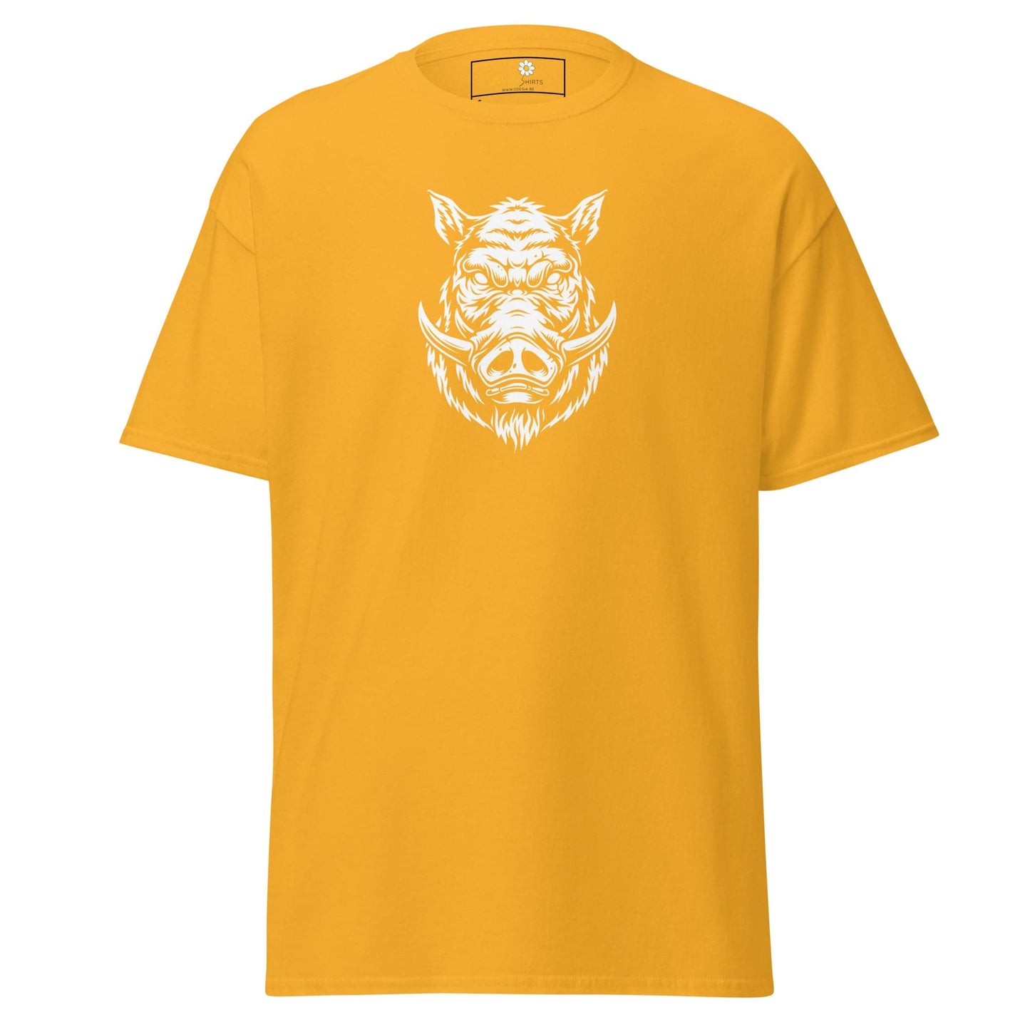Unisex classic t-shirt - WILD LIFE PIG - REGULAR - Gold / S