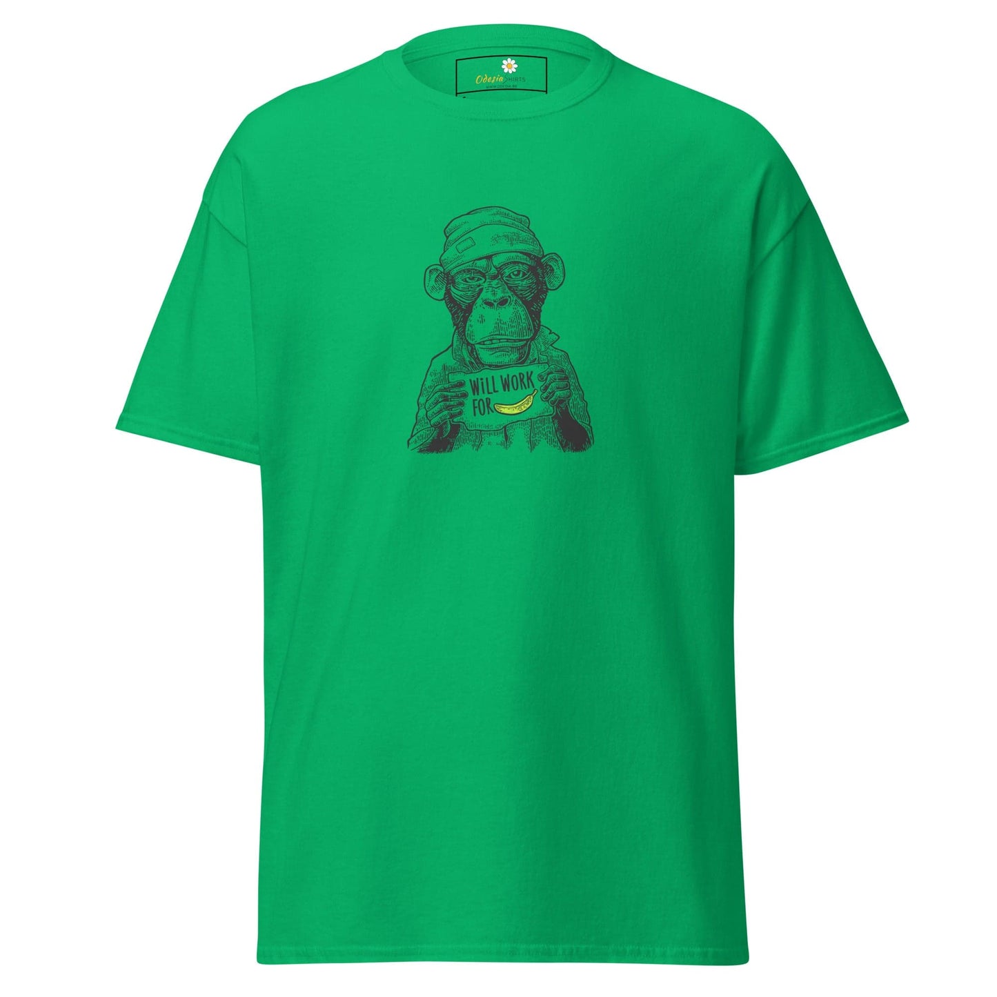 Unisex classic tee - WILD LIFE FUN WORK FOR BANANA - REGULAR - Irish Green / S