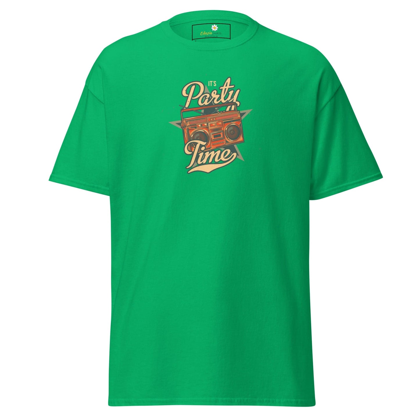 Unisex classic tee - MUSIC PARTY TIME - REGULAR - Irish Green / S
