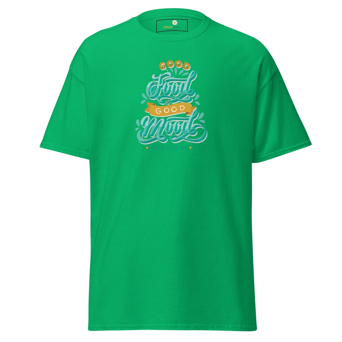 Unisex classic t-shirt - MISC GOOD FOOD GOOD MOOD - REGULAR - Irish Green / S