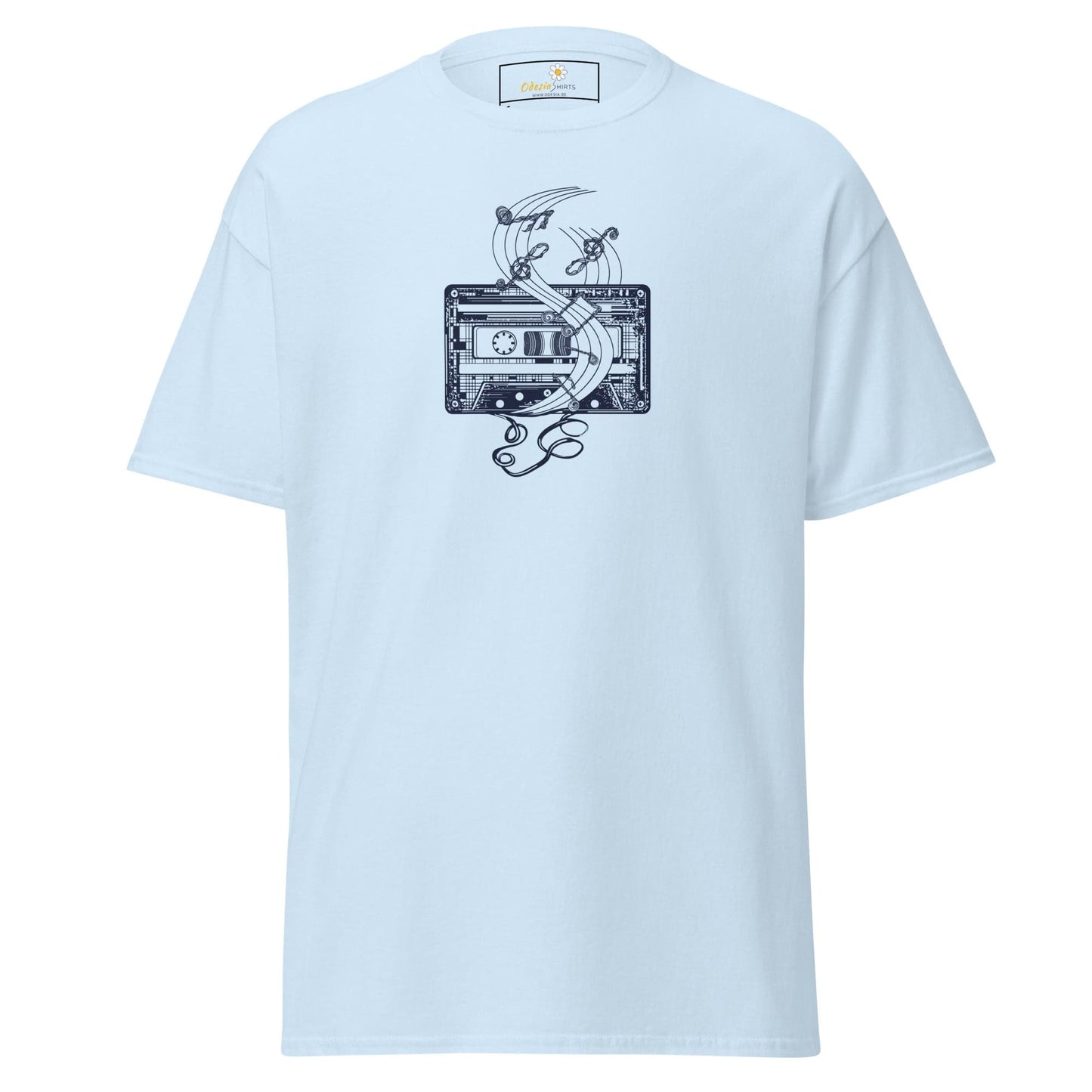 Unisex classic t-shirt - MUSIC TAPE - REGULAR - Light Blue / S