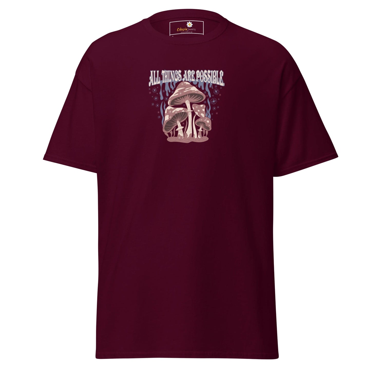 Unisex classic t-shirt - MYSTIC ALL THINGS POSSIBLE - REGULAR - Maroon / S