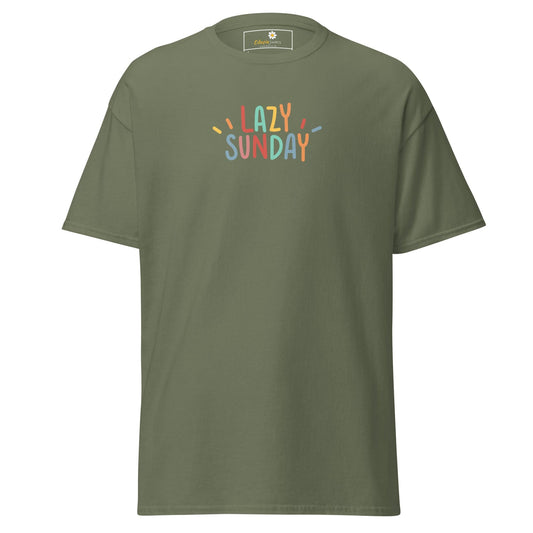 Unisex classic tee - MISC LAZY SUNDAY - REGULAR - Military Green / S
