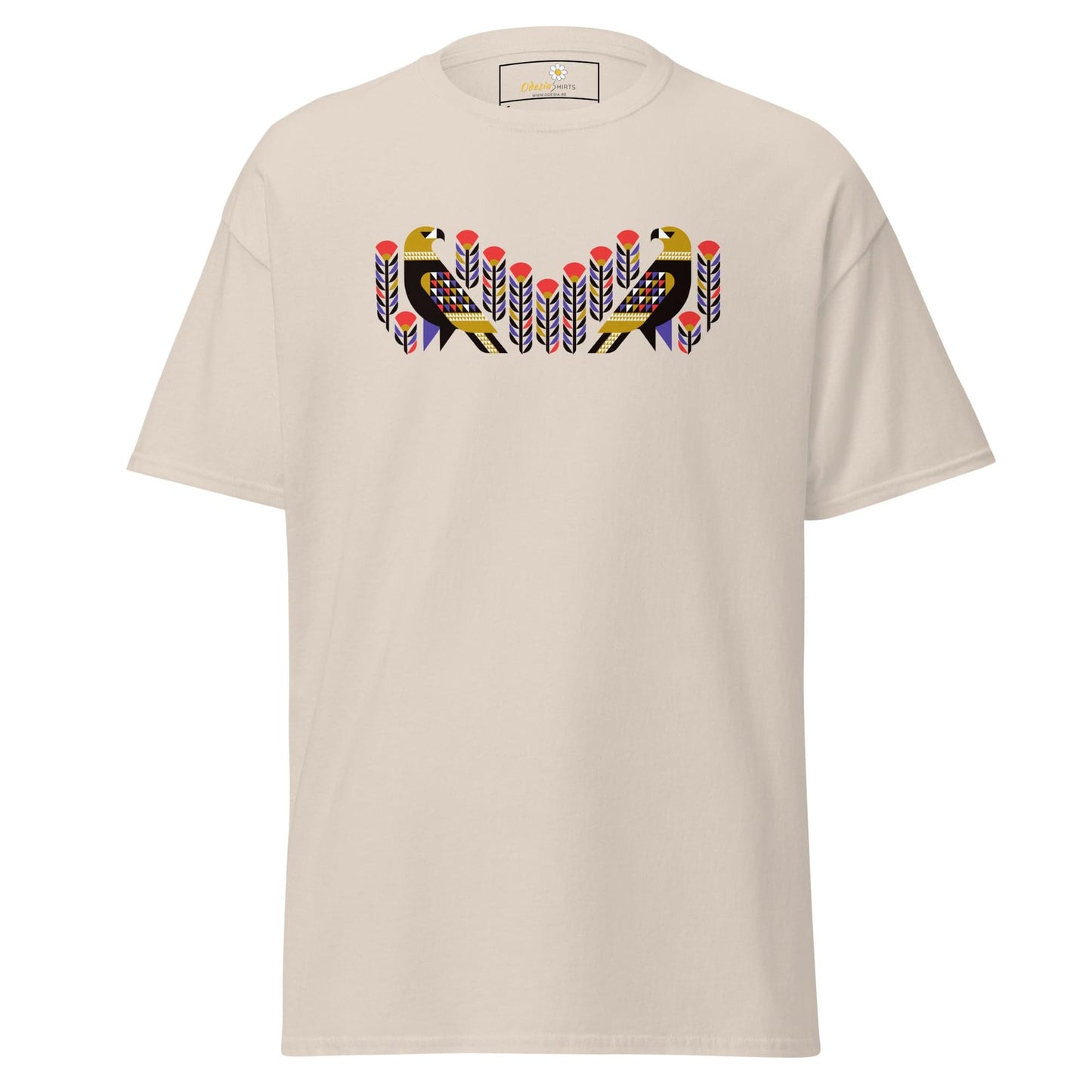 Unisex classic tee - WILD LIFE PERU BIRDS - REGULAR - Natural / S