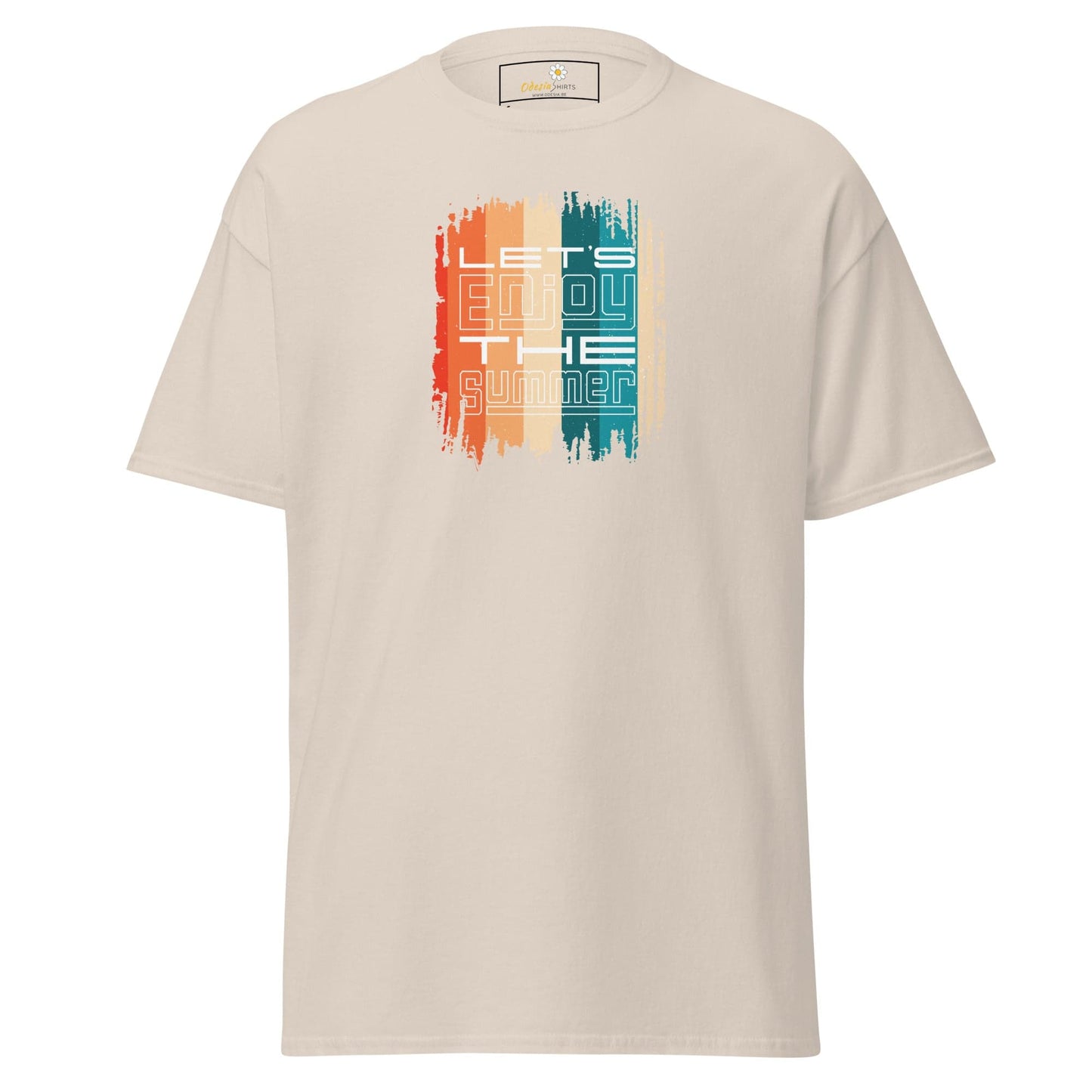 Unisex classic t-shirt - SUMMER LETS ENJOY - REGULAR - Natural / S