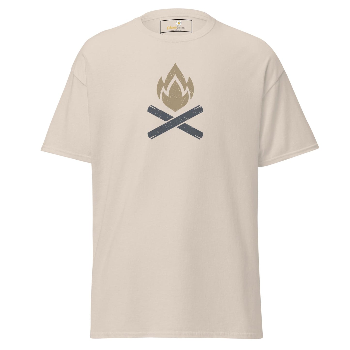 Unisex classic tee - ADVENTURE CAMP FIRE - REGULAR - Natural / S