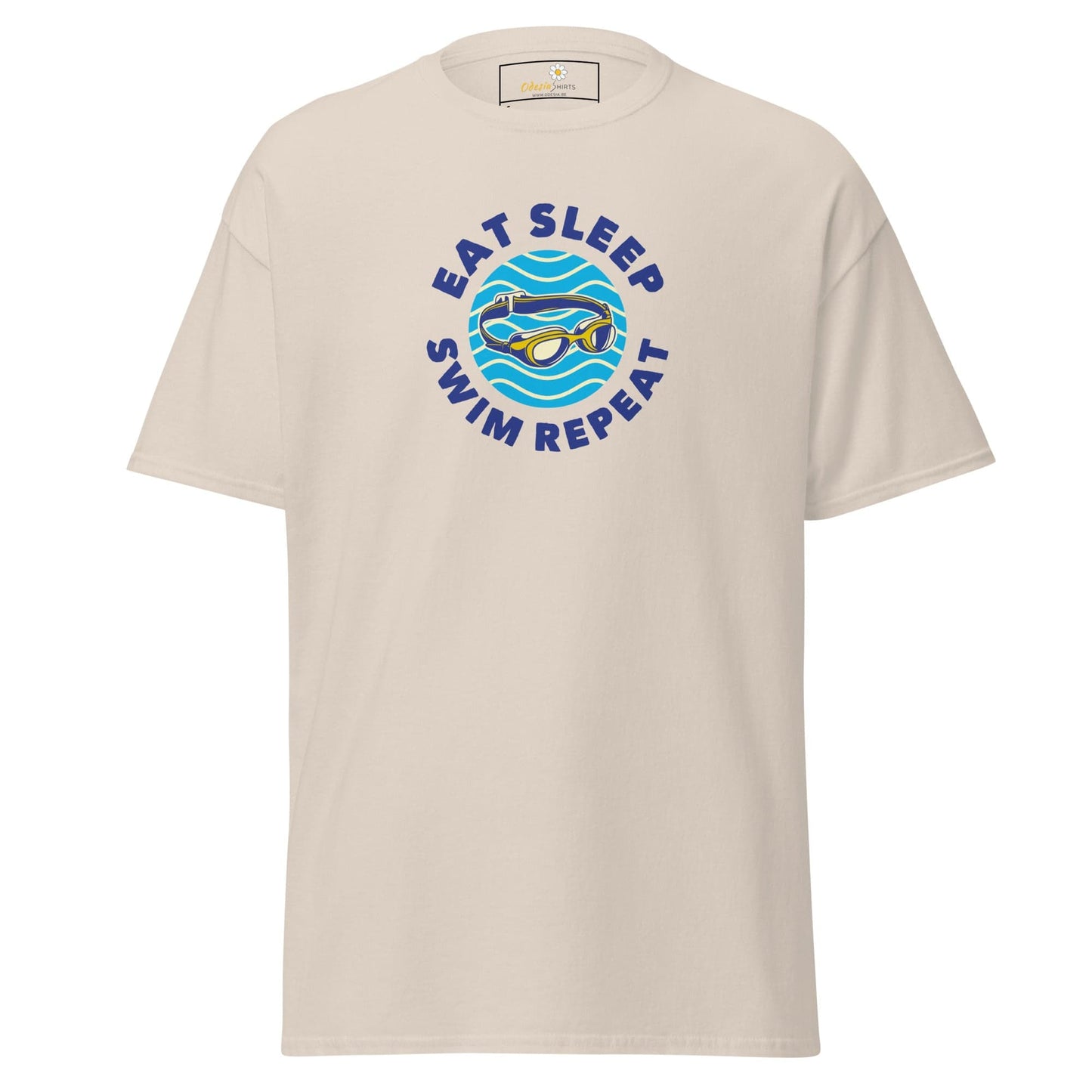 Unisex classic t-shirt - SPORT EAT SWIM SLEEP - REGULAR - Natural / S