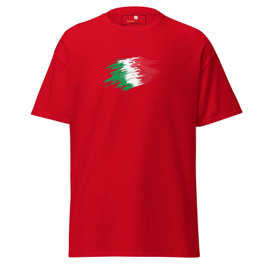 Unisex classic tee - COUNTRY ITALIAN SHAPE - REGULAR - Red / S