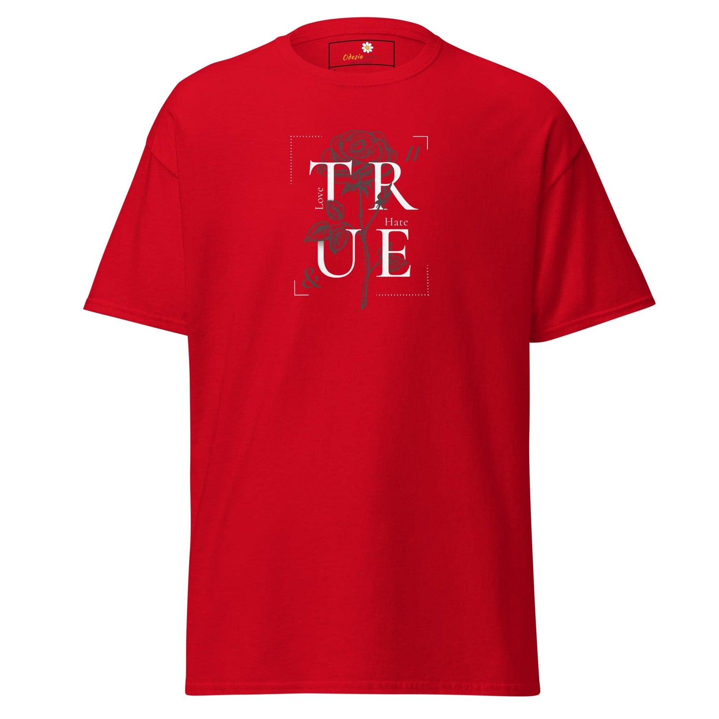 Unisex classic t-shirt - MISC TRUE ROSE - REGULAR - Red / S