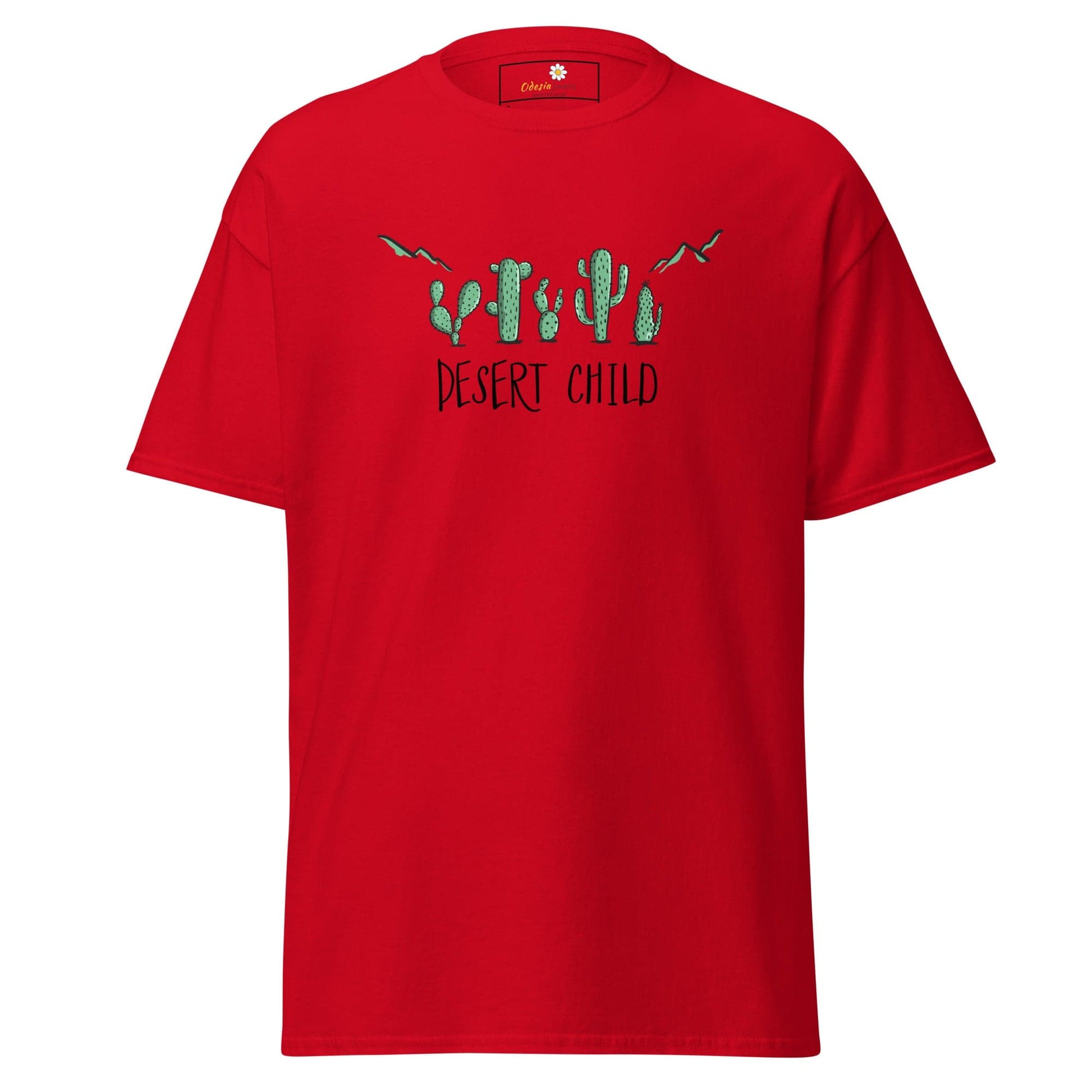 Unisex classic t-shirt - SUMMER DESERT CHILD - REGULAR - Red / S