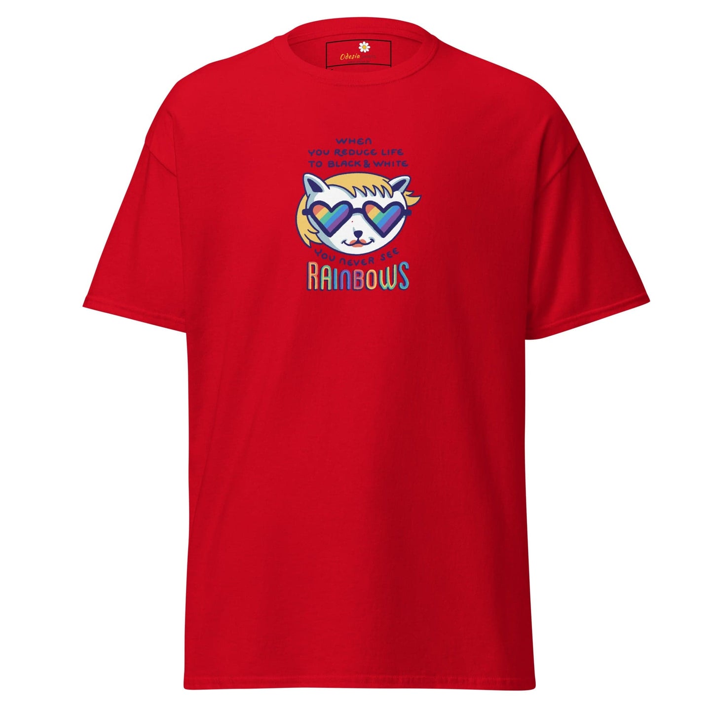 Unisex classic tee - COMMUNITY MISC SEE RAINBOWS - REGULAR - Red / S