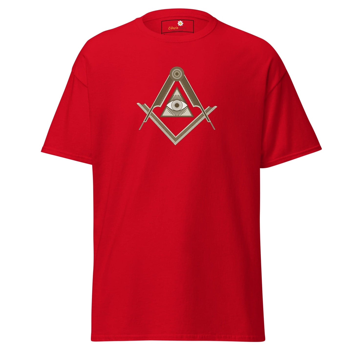 Unisex classic t-shirt - MYSTIC EYE TRIANGLE - REGULAR - Red / S
