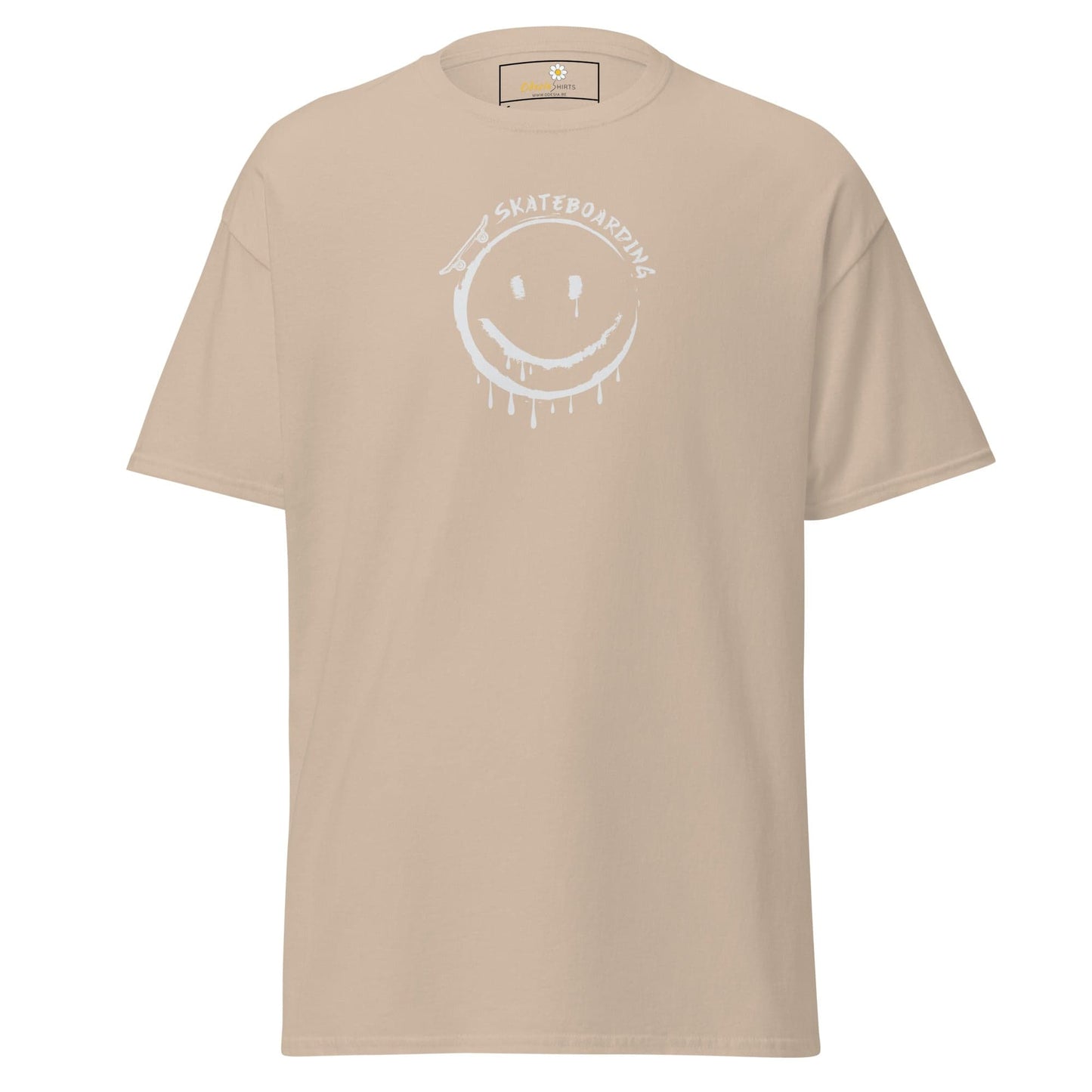 Unisex classic tee - SPORT SKATEBOARDING SMILE - REGULAR - Sand / S