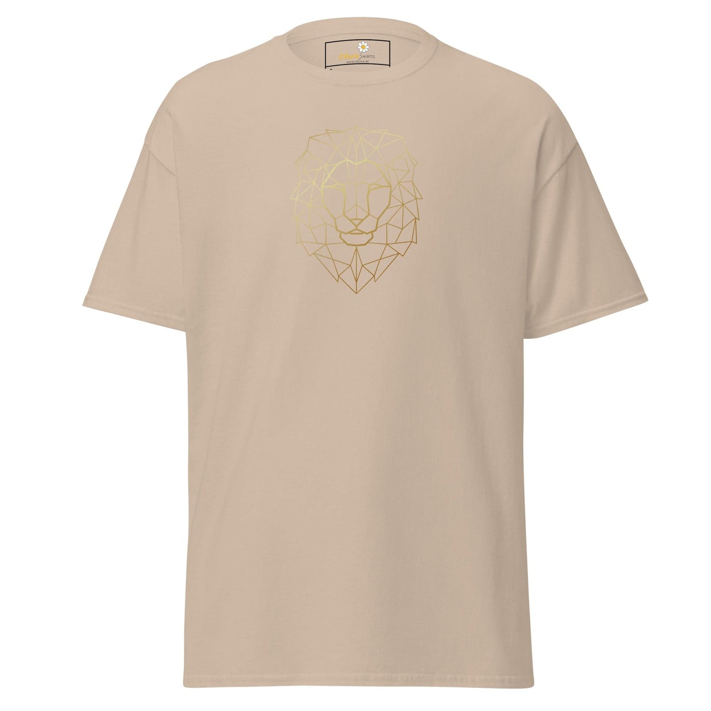 Unisex classic tee - WILD LIFE LION HEAD LINES - REGULAR - Sand / S