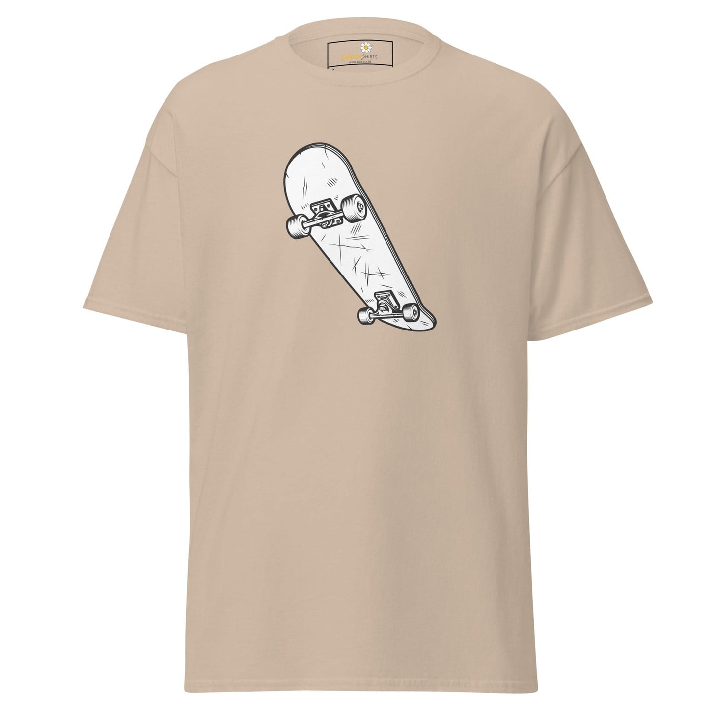 Unisex classic t-shirt - SPORT SKATEBOARD - REGULAR - Sand / S