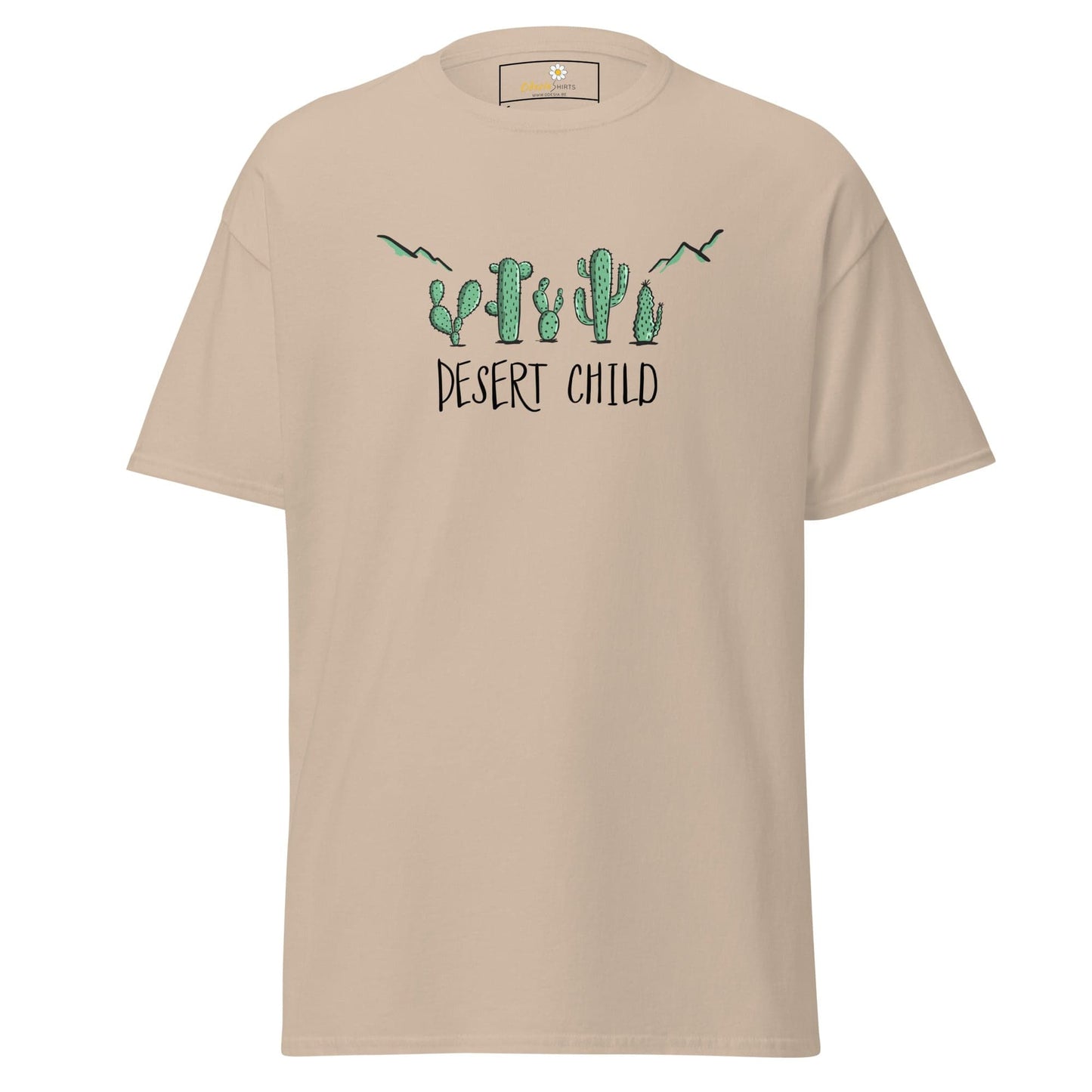 Unisex classic t-shirt - SUMMER DESERT CHILD - REGULAR - Sand / S