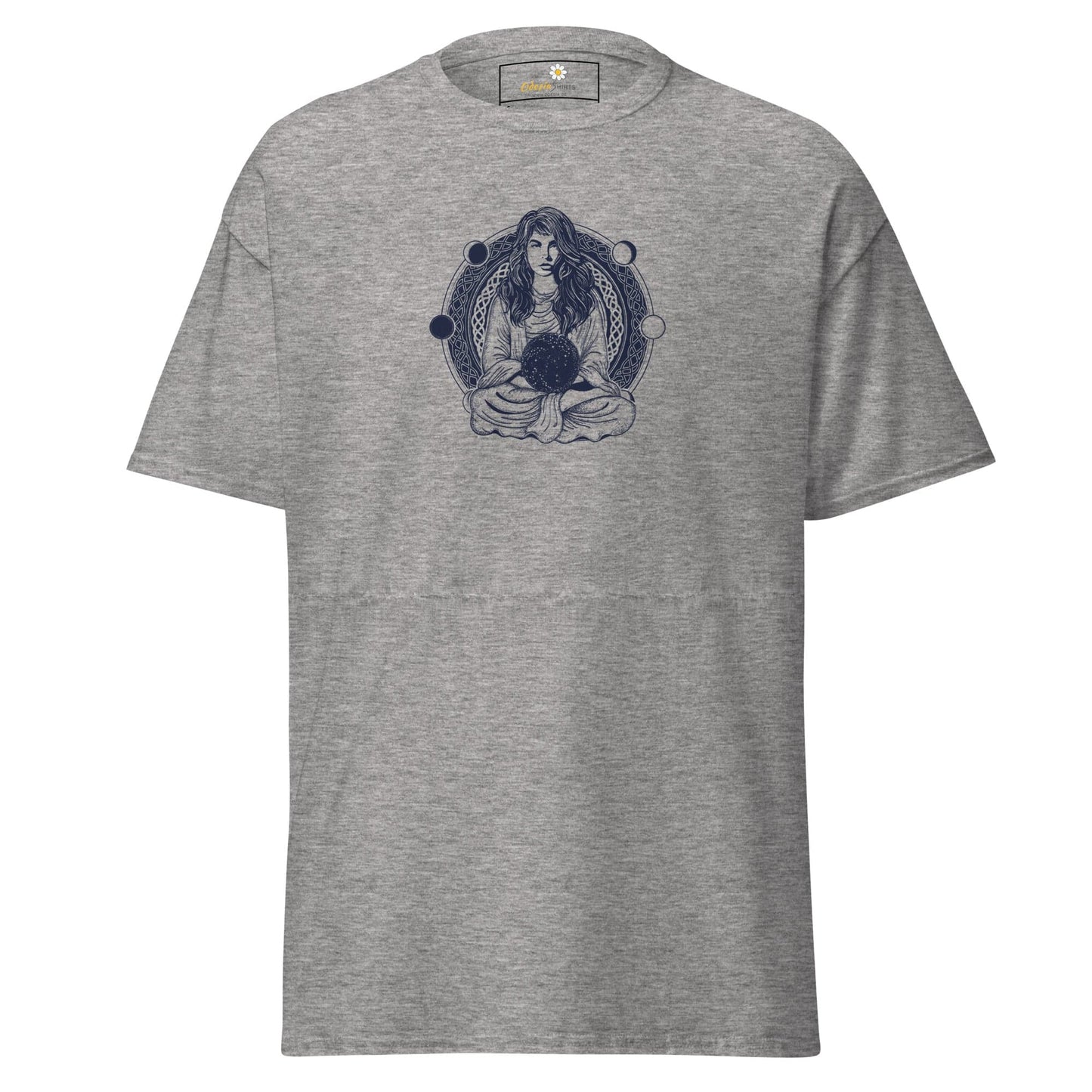 Unisex classic t-shirt - MYSTIC WOMAN MOON - REGULAR - Sport Grey / S