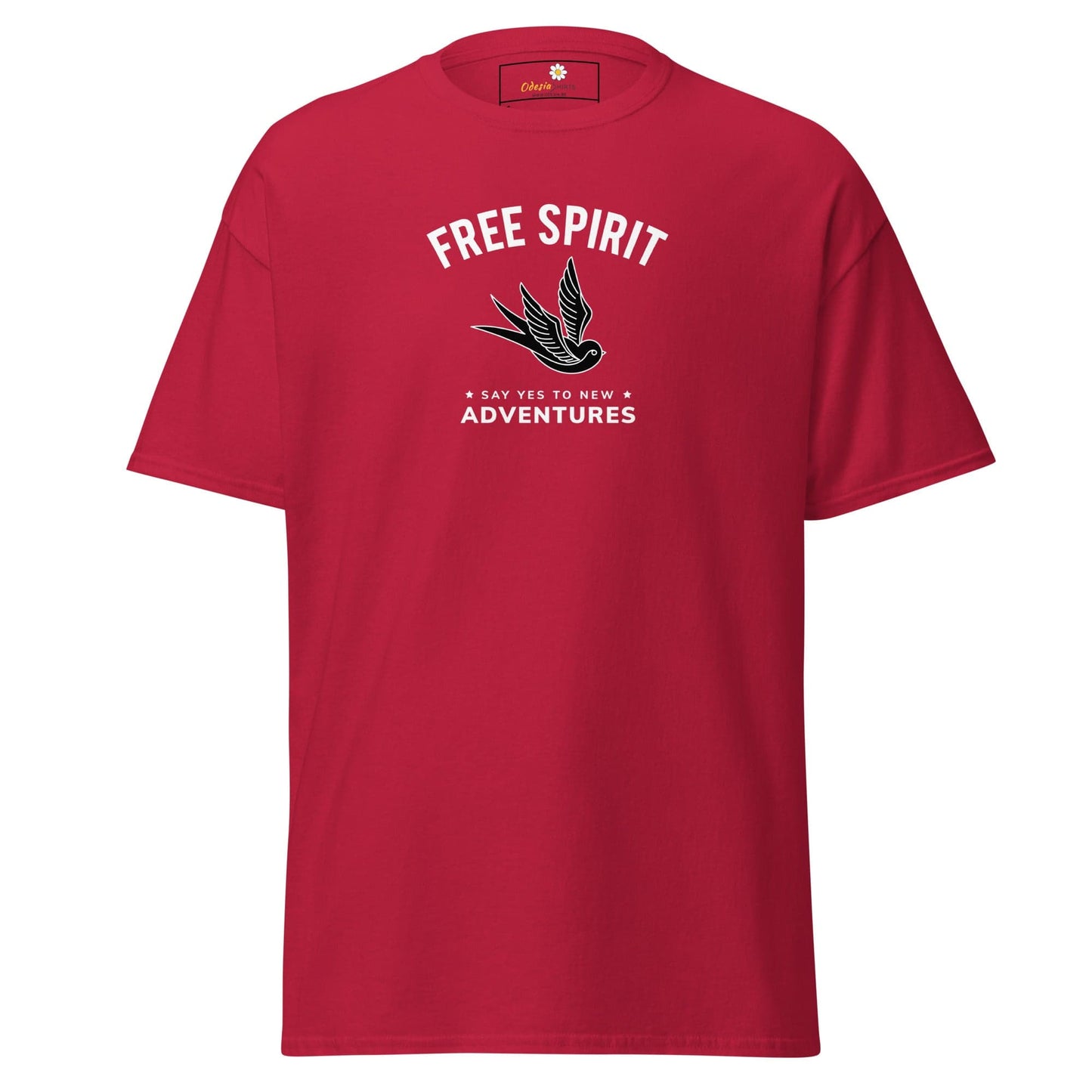 Unisex classic t-shirt - SPIRITUAL FREE SPIRIT SAY YES - REGULAR - Cardinal / S