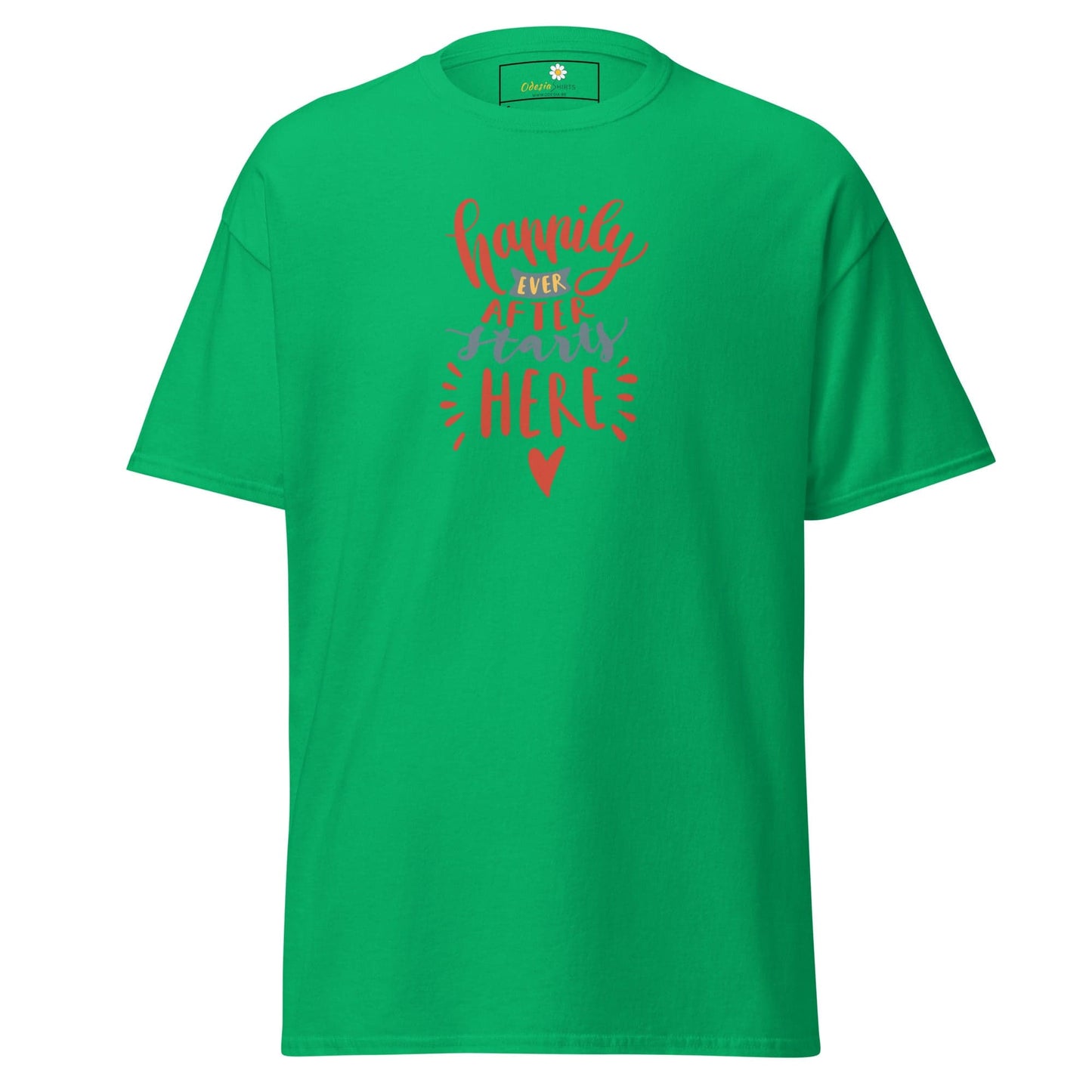 Unisex classic t-shirt - TEXT HAPPILY EVER AFTER - REGULAR - Irish Green / S