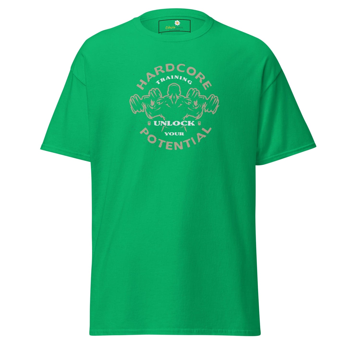 Unisex classic t-shirt - SPORT HARDCORE TRAINING - REGULAR - Irish Green / S
