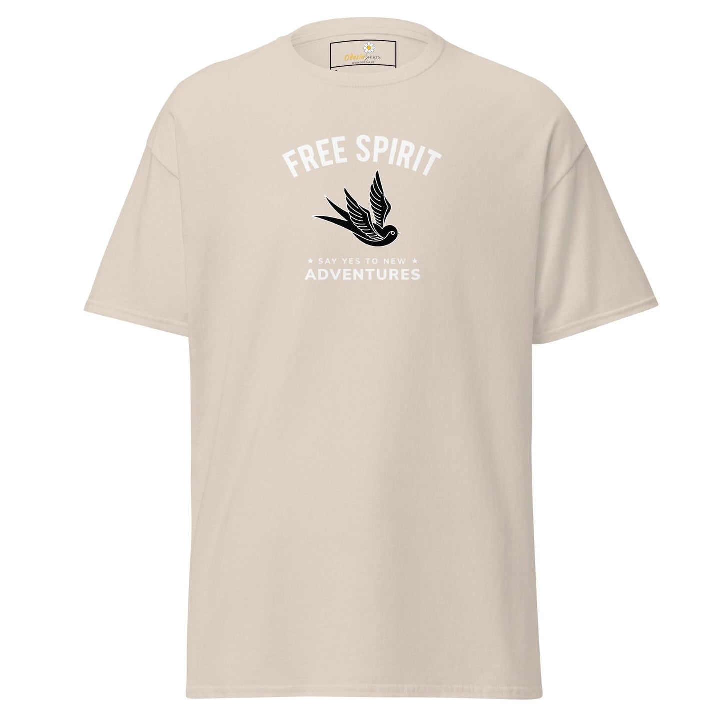 Unisex classic t-shirt - SPIRITUAL FREE SPIRIT SAY YES - REGULAR - Natural / S