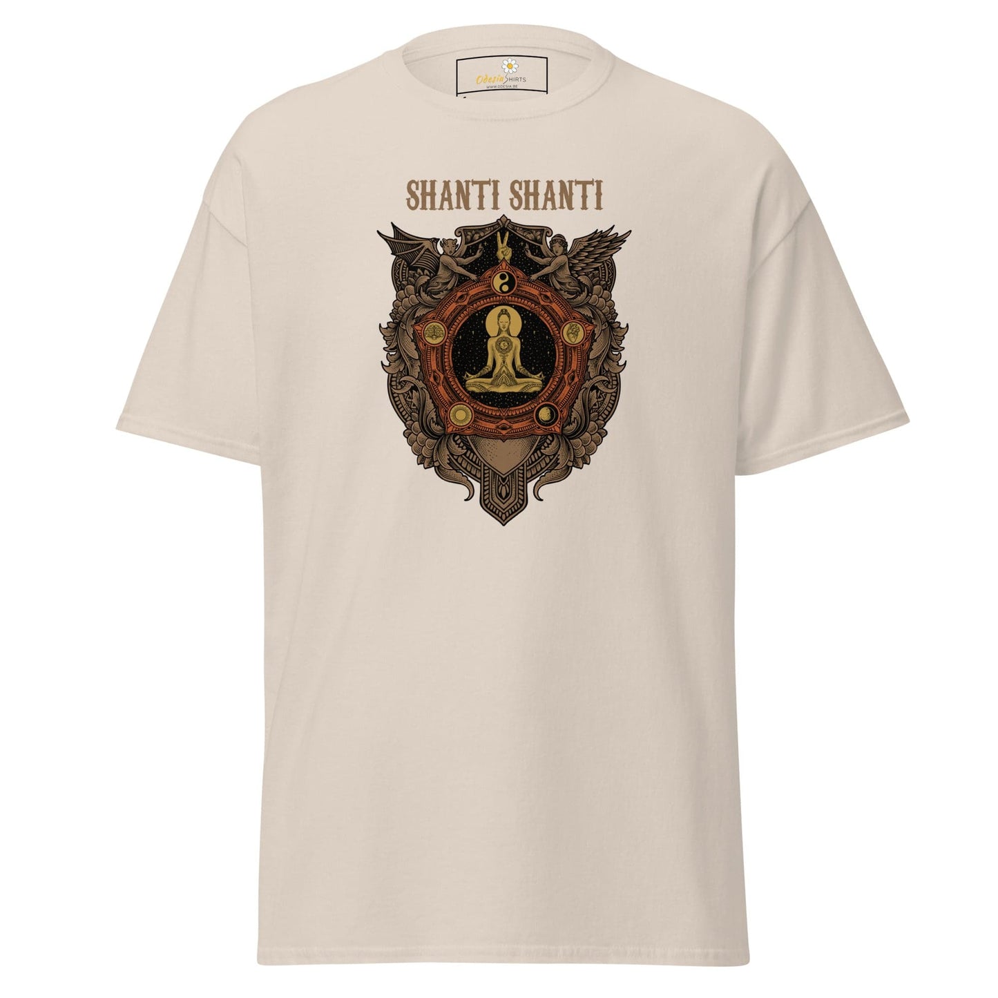 Unisex classic t-shirt - SPIRITUAL SHANTI SHANTI - REGULAR - Natural / S