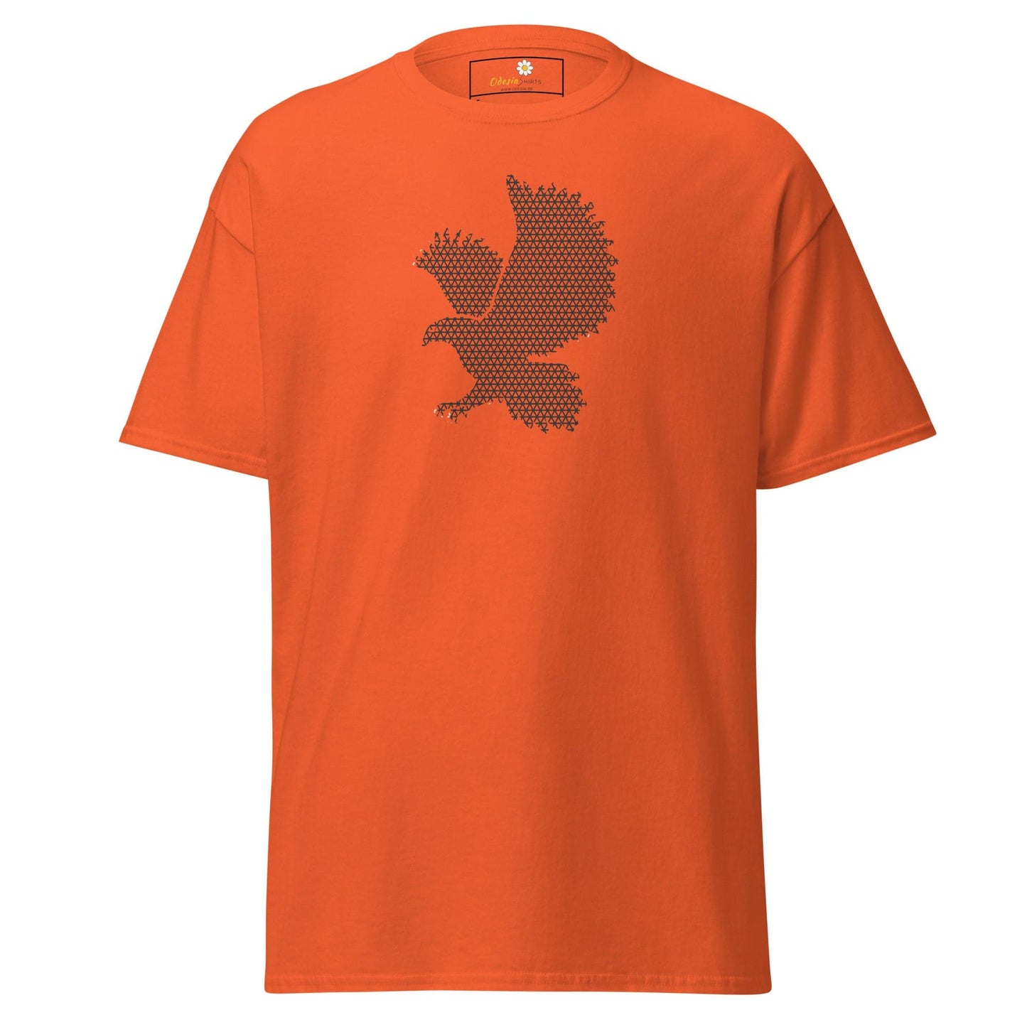 Unisex classic t-shirt - ABSTRACT BIRD - REGULAR - Orange / S