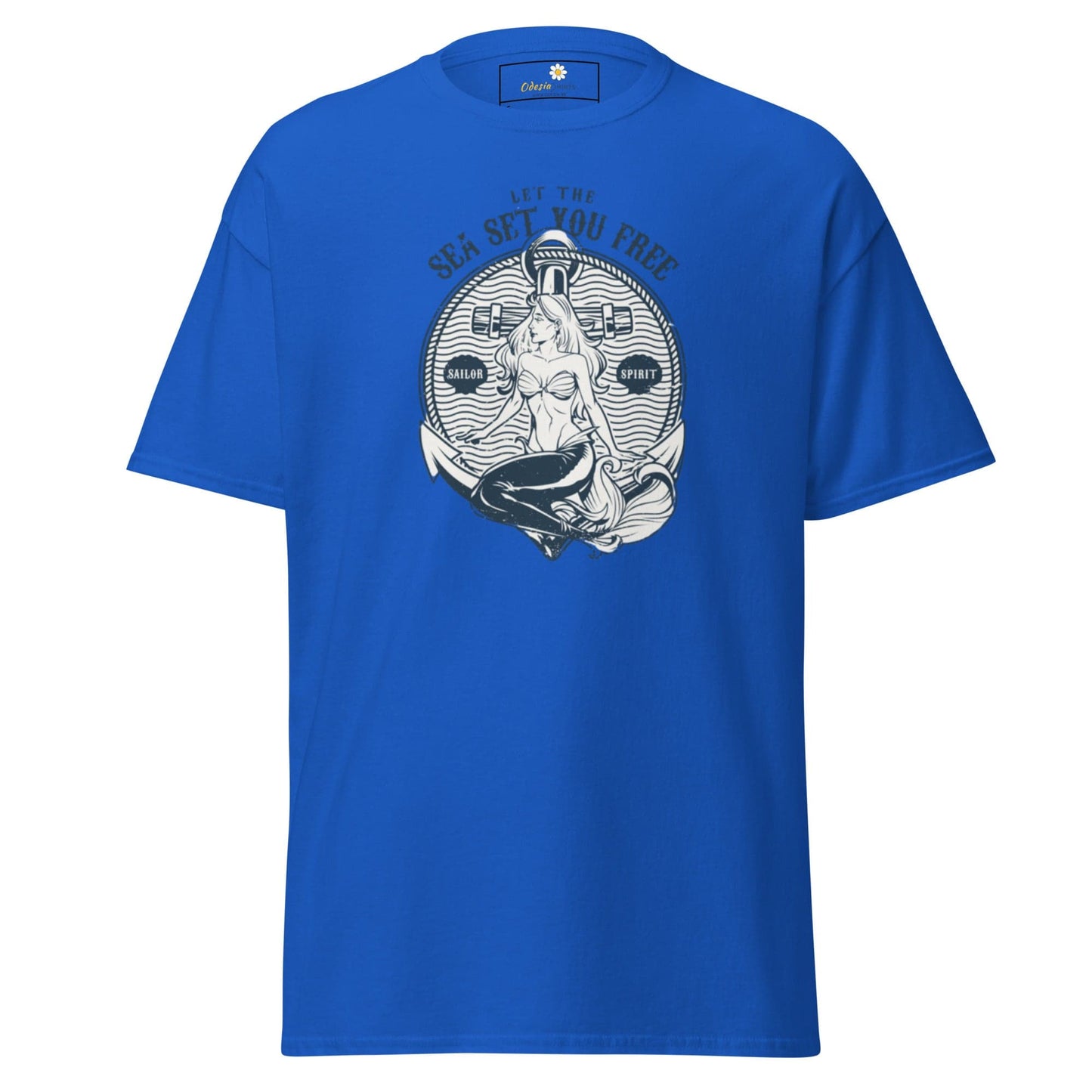 Unisex classic t-shirt - MYSTIC MERMAID SEA SET YOU FREE - REGULAR - Royal / S