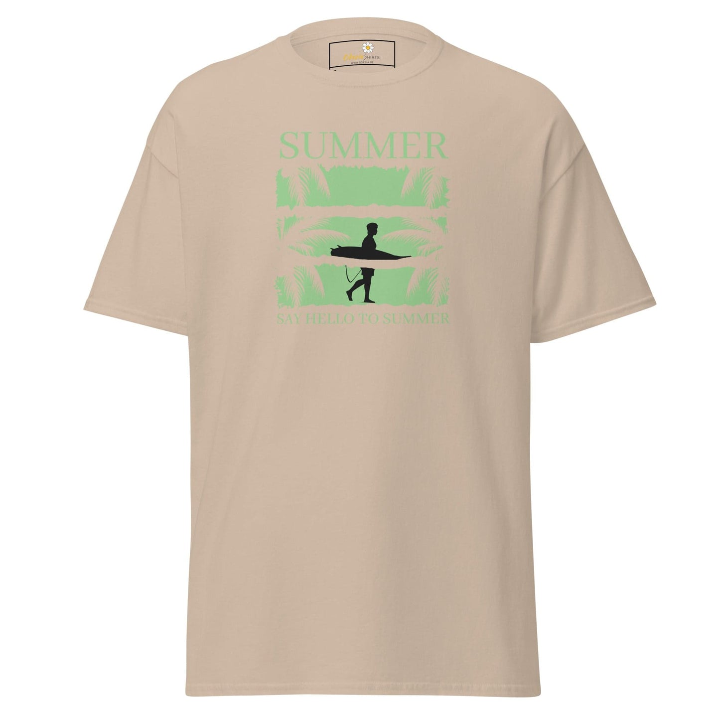 Unisex classic t-shirt - SUMMER SURFING CALIFORNIA - REGULAR - Sand / S